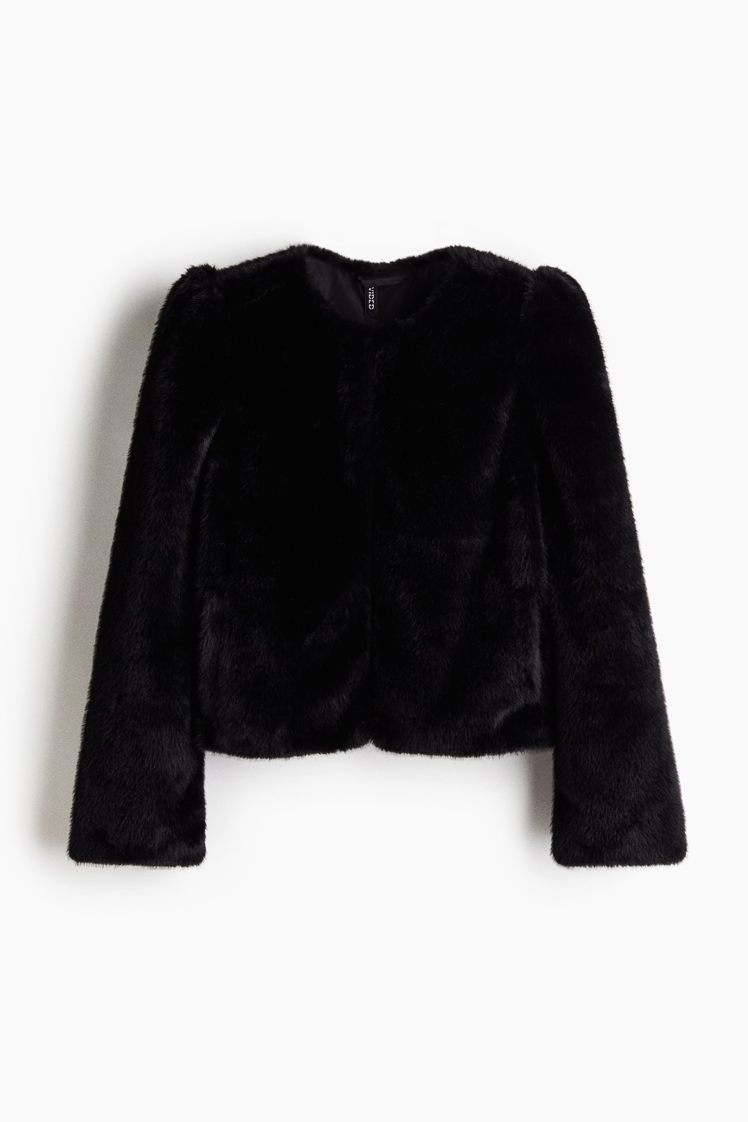 Fluffy jacket - Noir