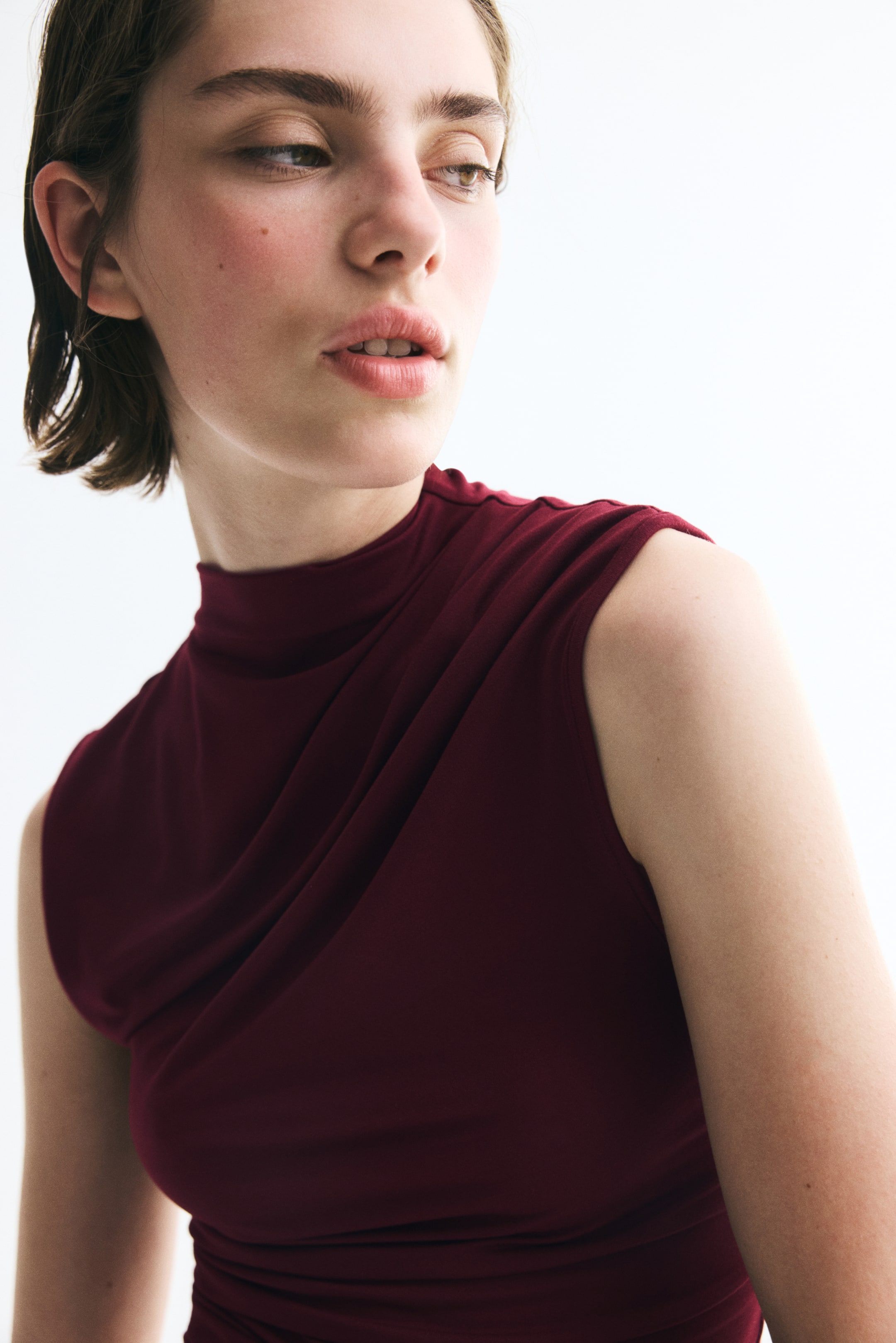Draped Asymmetric Top