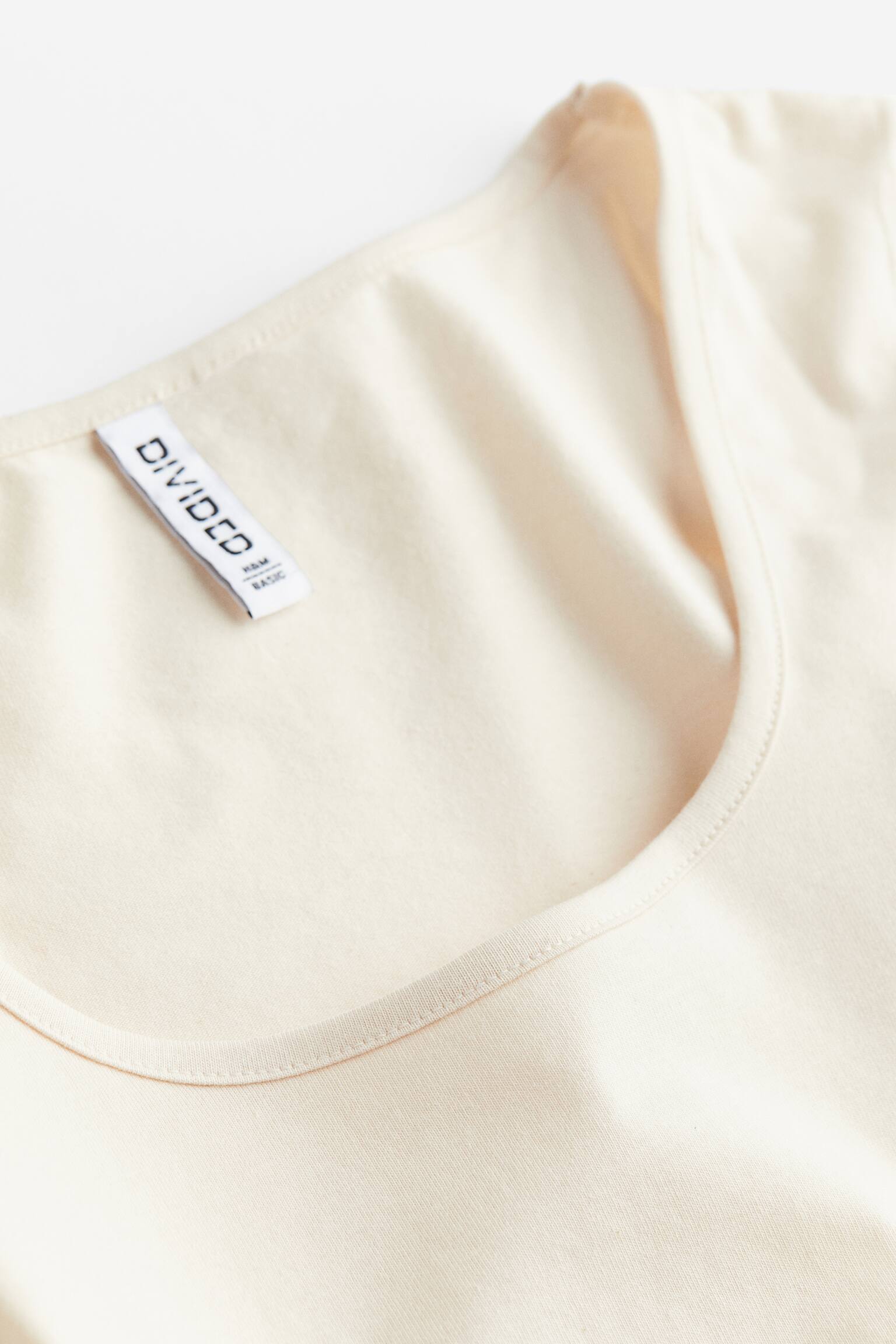 Áo cotton jersey - Màu be nhạt - 2