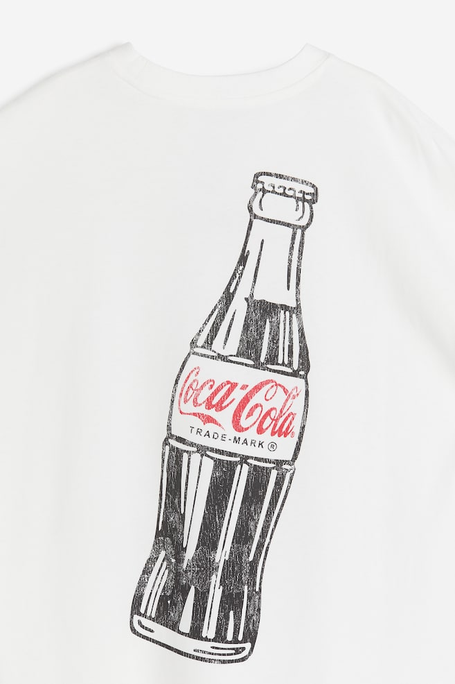 Oversized T-shirt med tryk - Hvid/Coca-Cola/Sort/Formula 1/Sort/The Who/Gråmeleret/Berkeley University/dc/dc/dc - 3