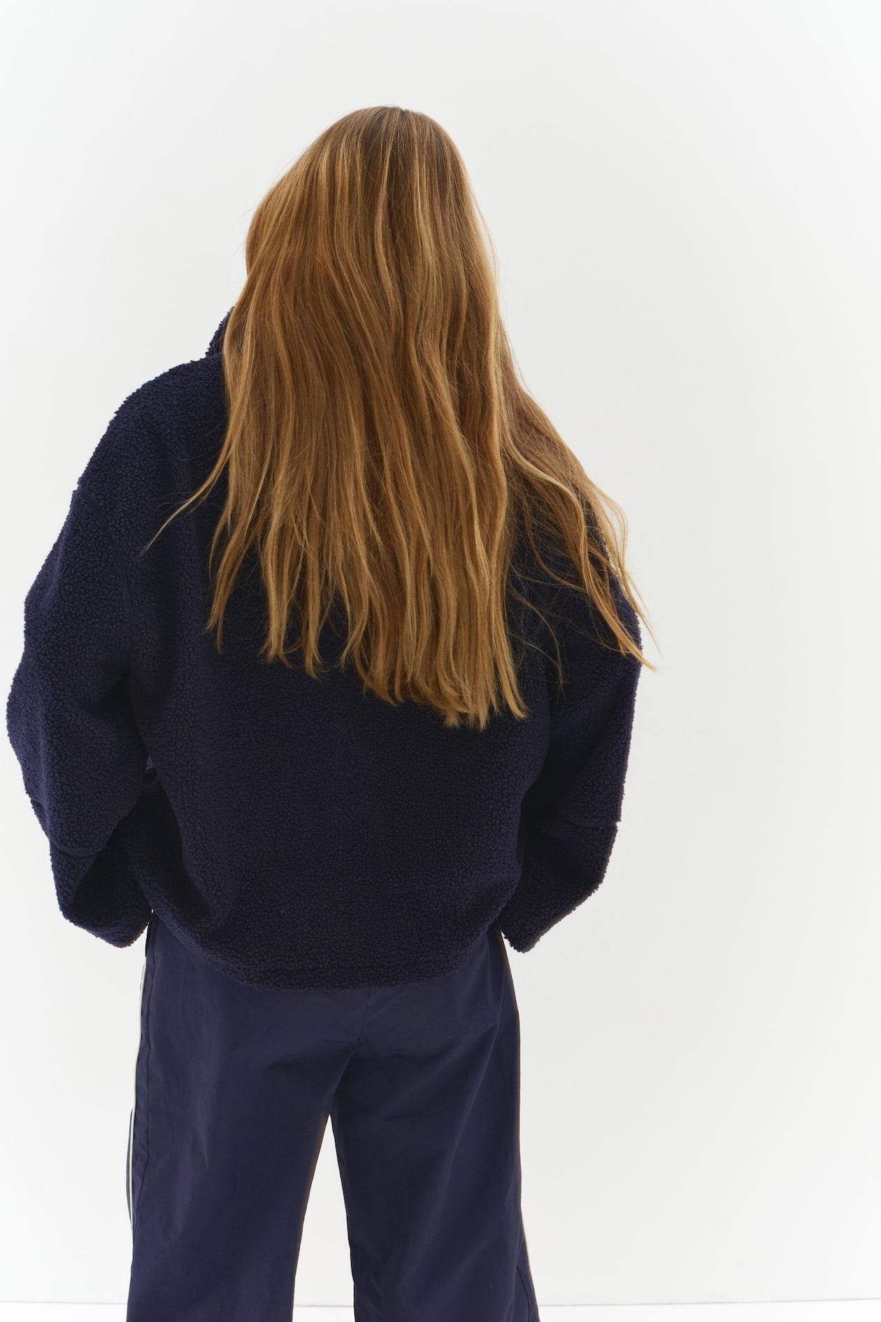 Half-Zip Teddy Fleece Jacket - image 2