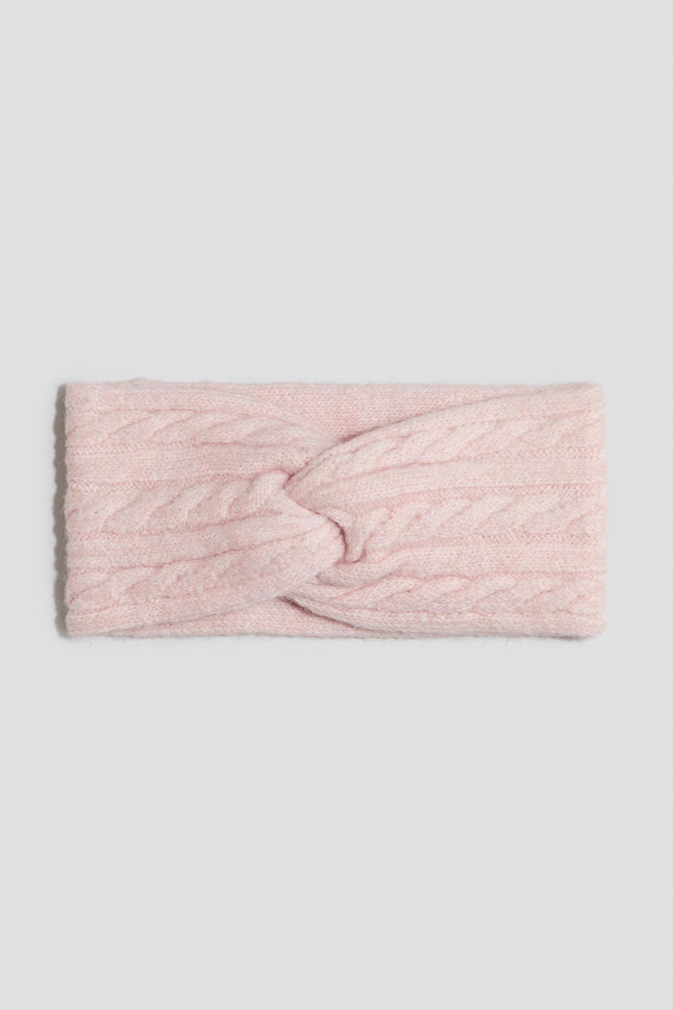 View larger image: Cable-knit headband - Light pink - Kids | H&M IE 1
