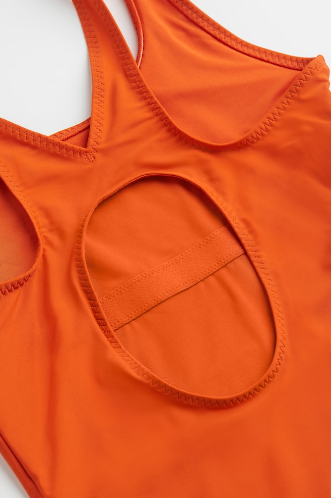 Sports swimsuit - Dark orange - 2