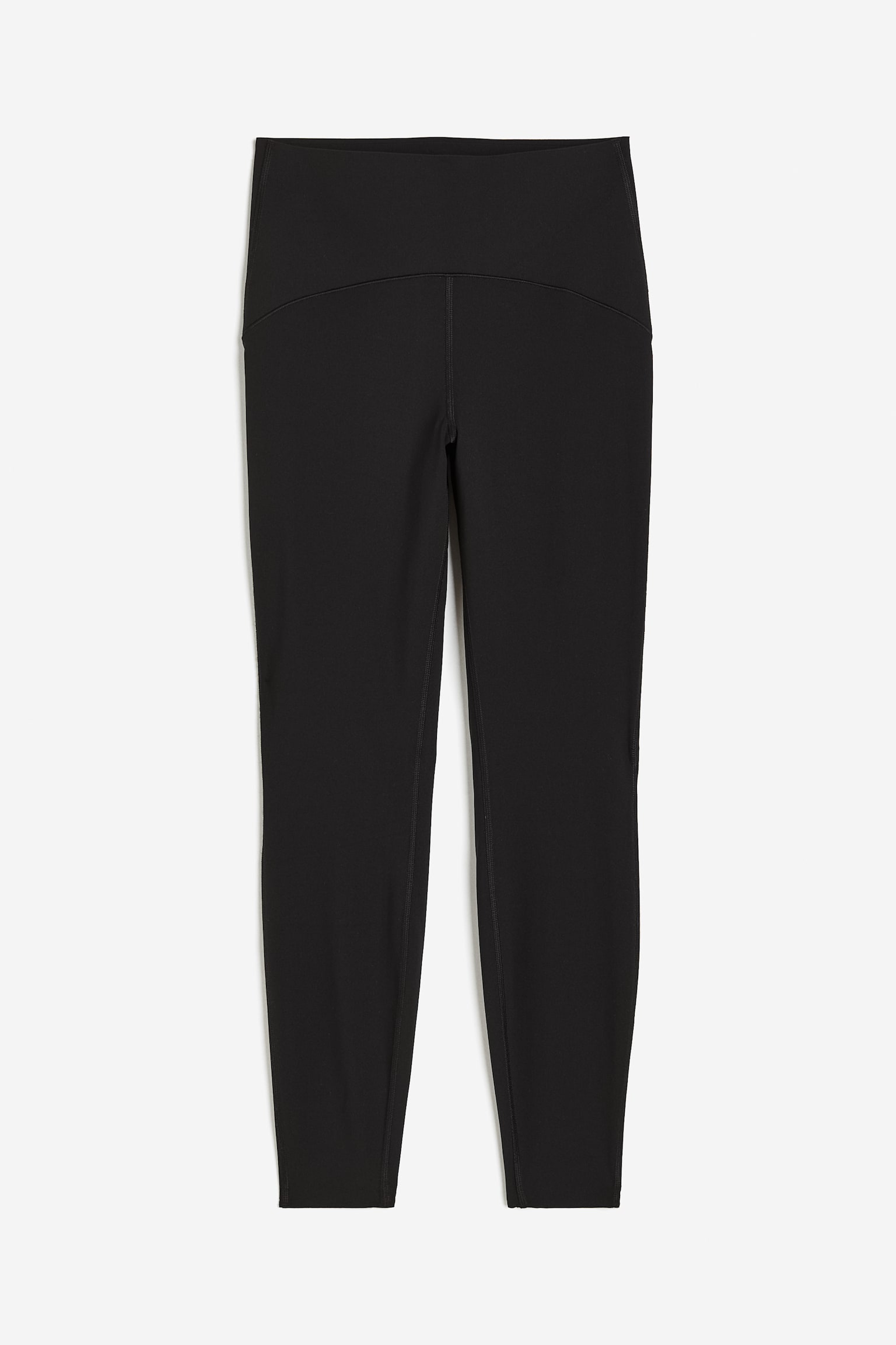 Sports leggings in ShapeMove™ - Black/Light khaki green - 2