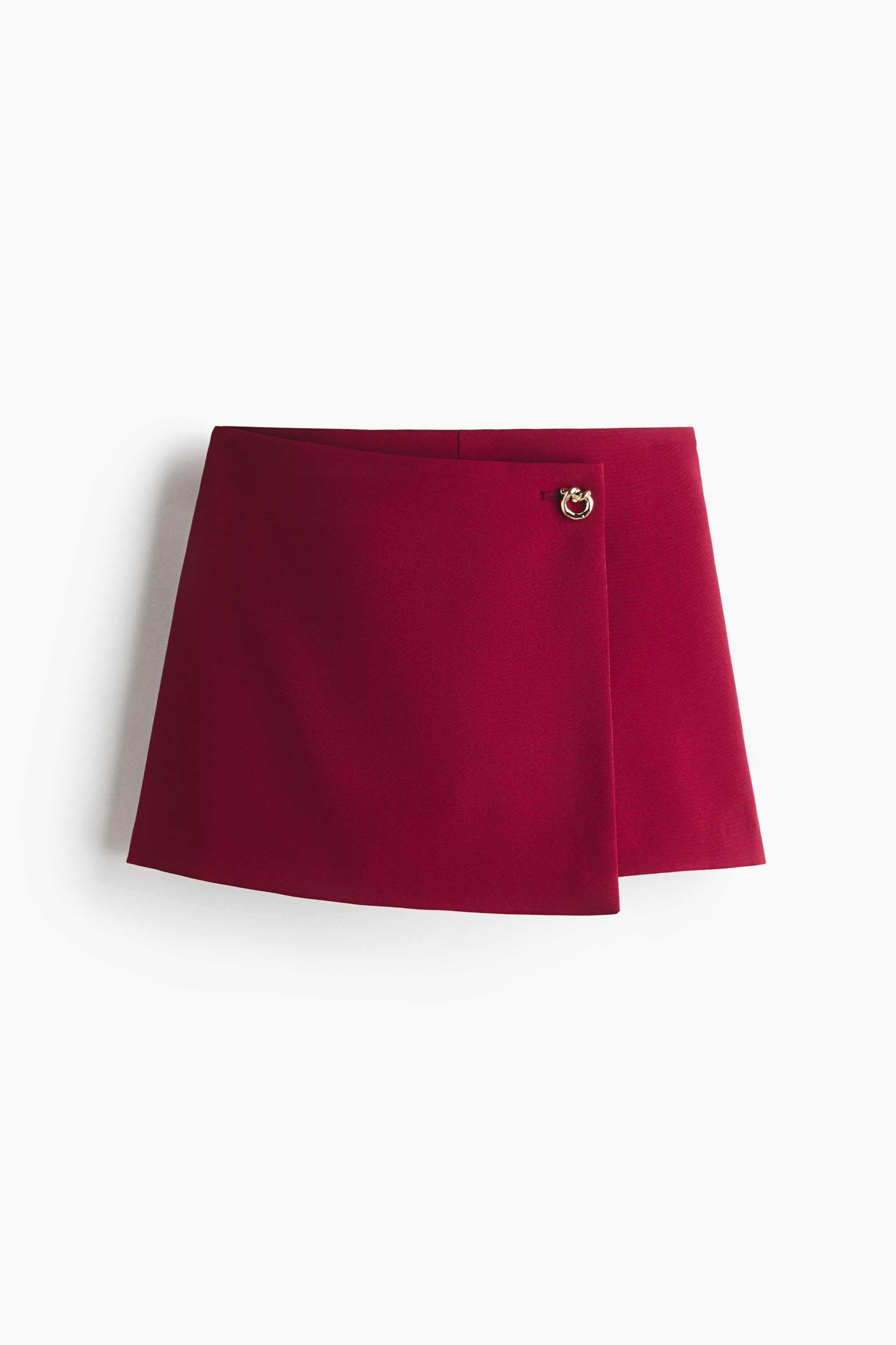 View larger image: Wrap skort - Dark red - Ladies | H&M IN 3