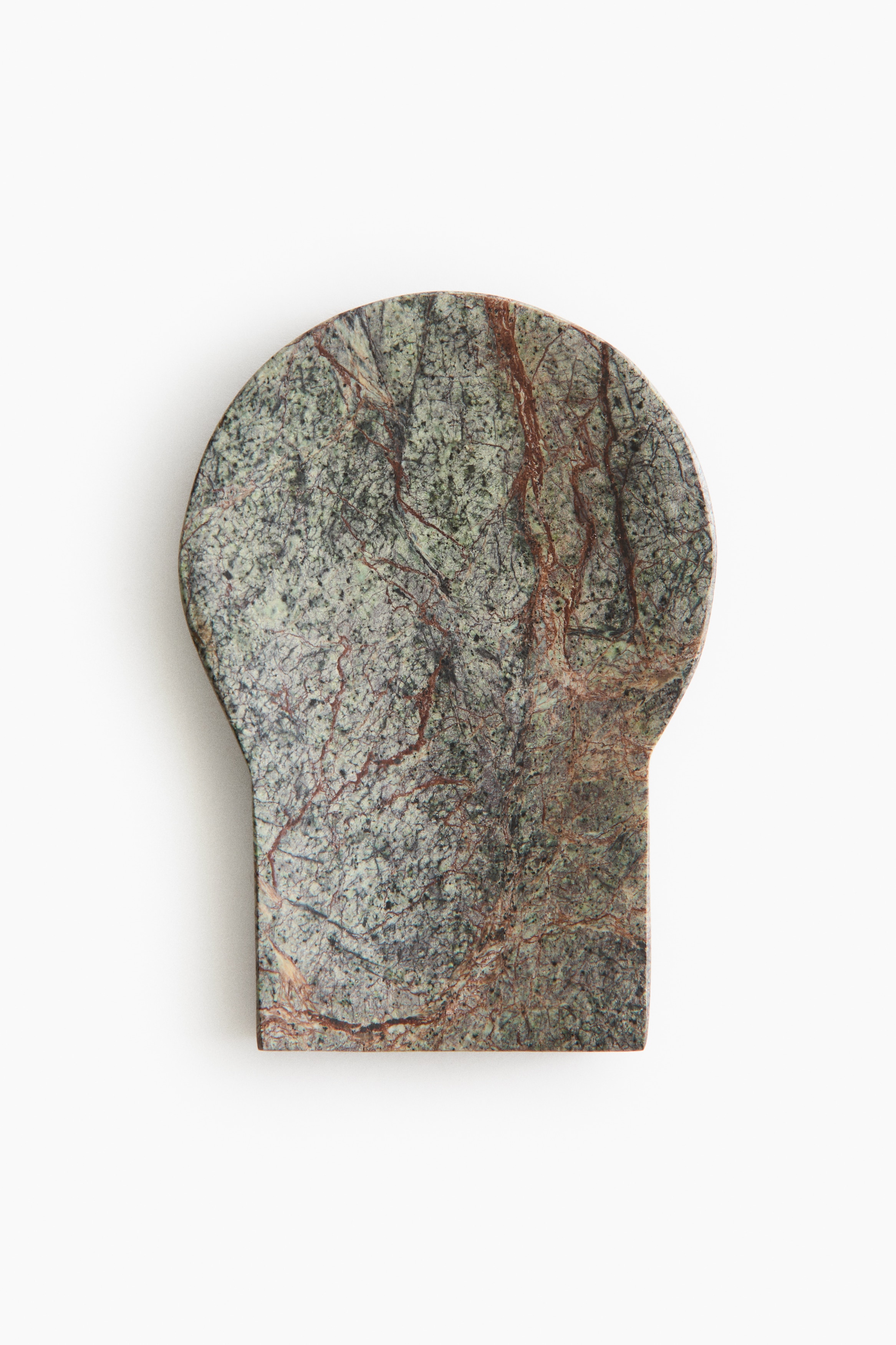 Marble Spoon Rest - Green/marbled/Light beige/marbled