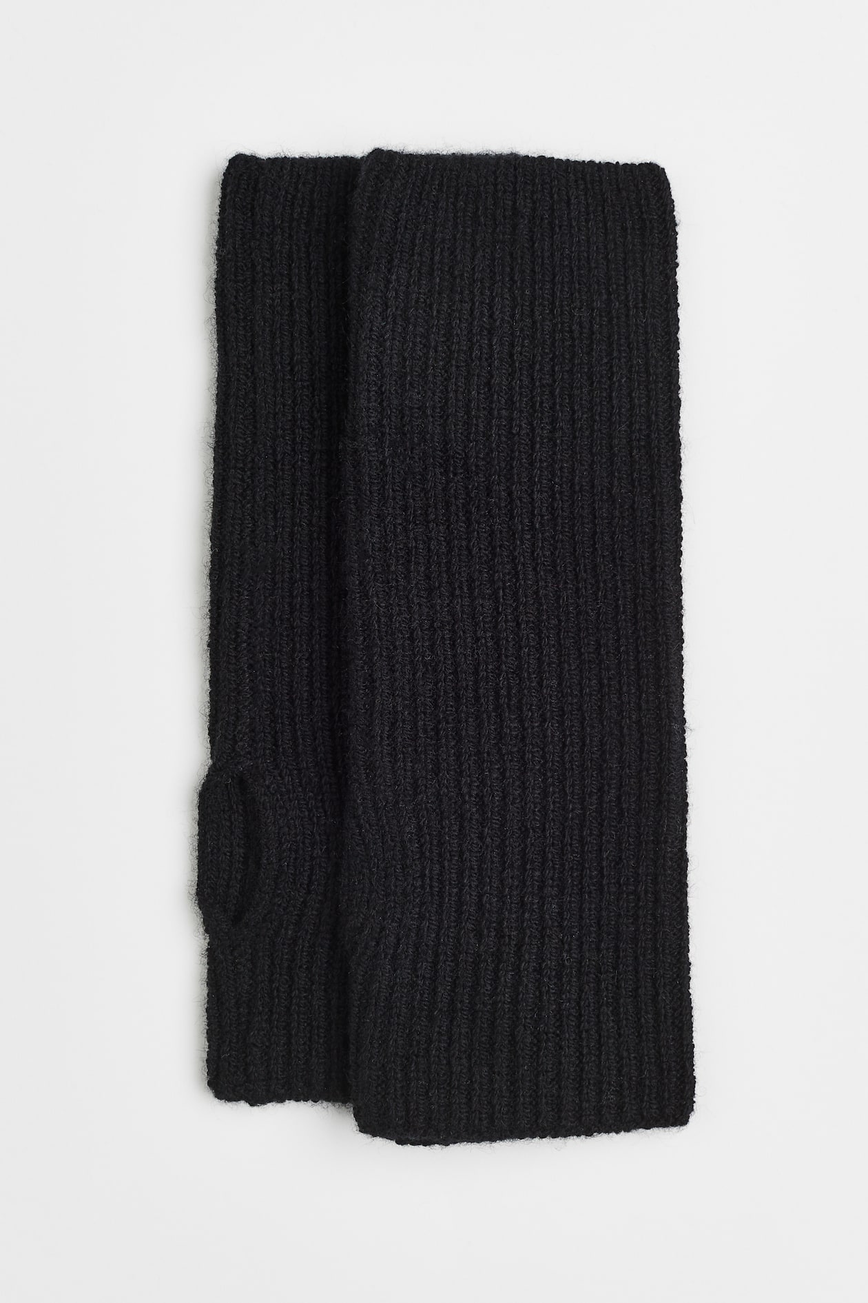 Cashmere-blend wrist warmers - Black - Ladies | H&M GB