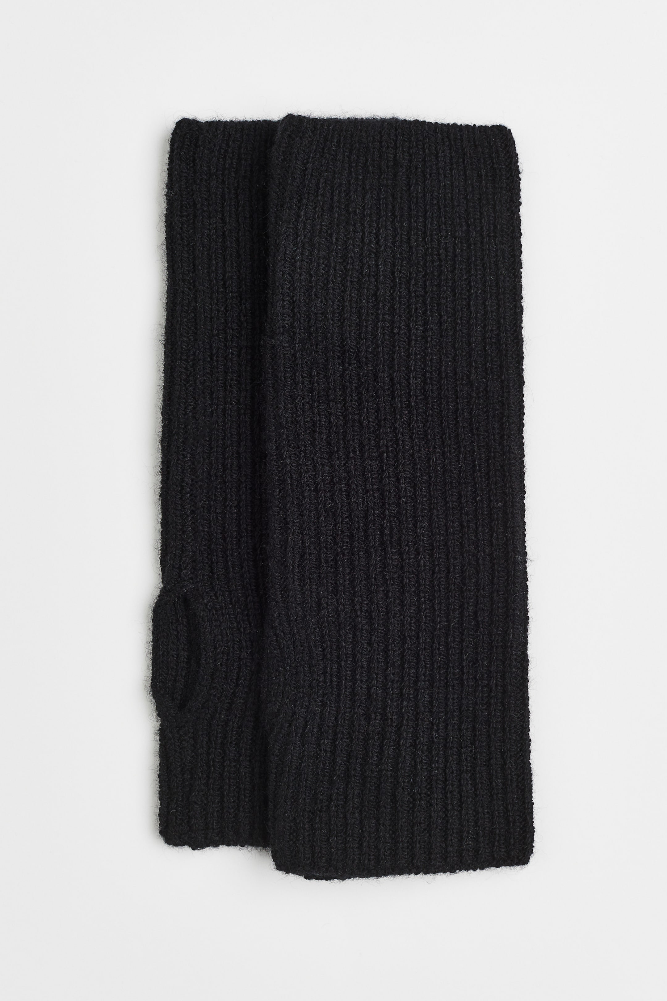 Cashmere-blend wrist warmers - Black - Ladies | H&M GB