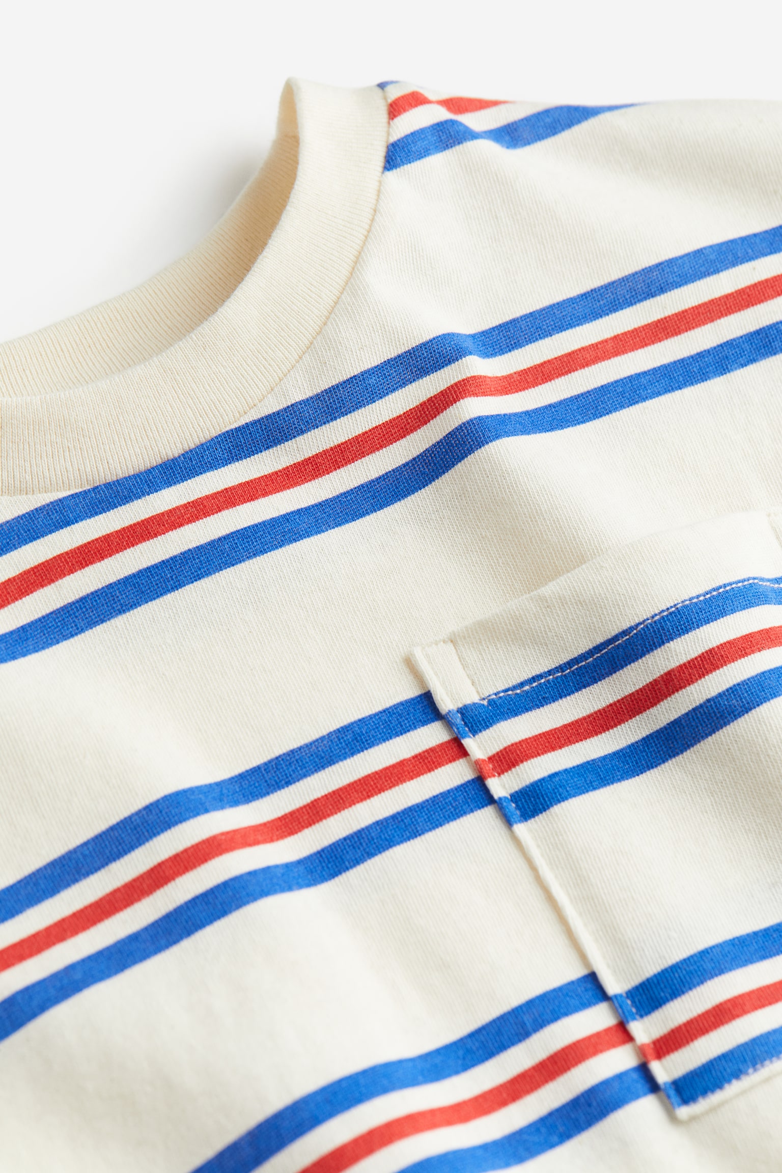 Jersey Tee - Natural white/Stripe - 2