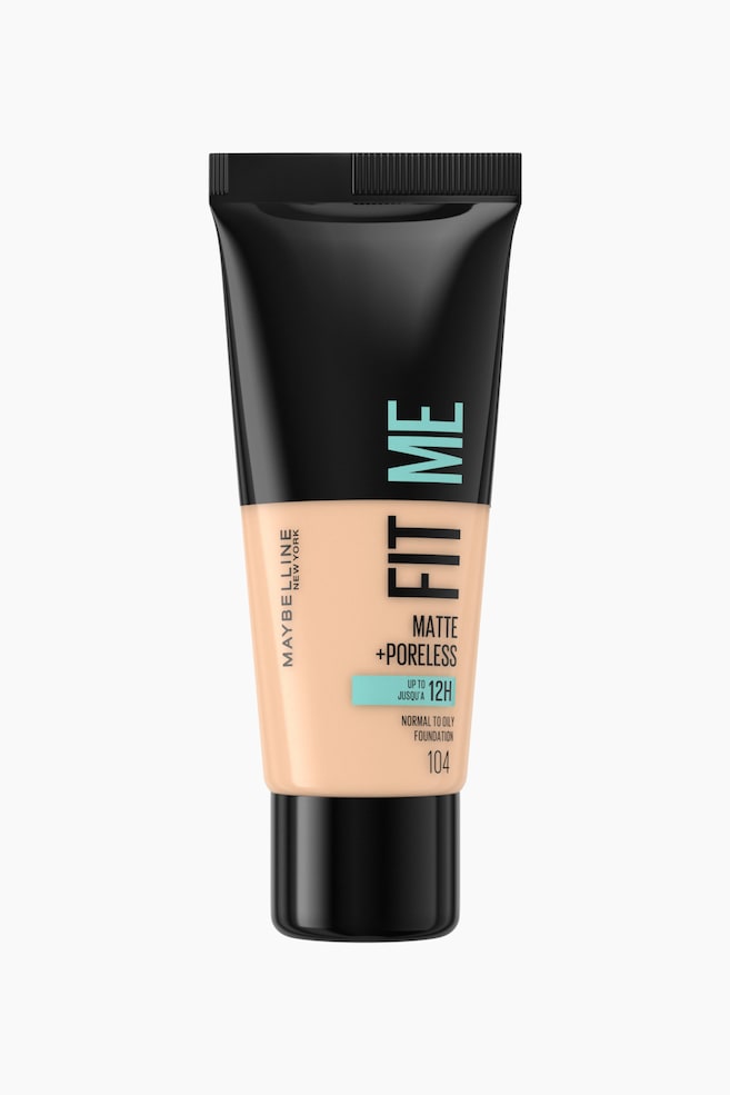 Fit Me! Matte + Poreless Make-up - Soft Ivory/Ivory/Porcelain/Warm Ivory/Natural Beige/Warm Nude/Soft Beige/True Ivory/Caramel/Natural Buff/Fair Ivory/Natural Tan/Natural Porcelain - 1