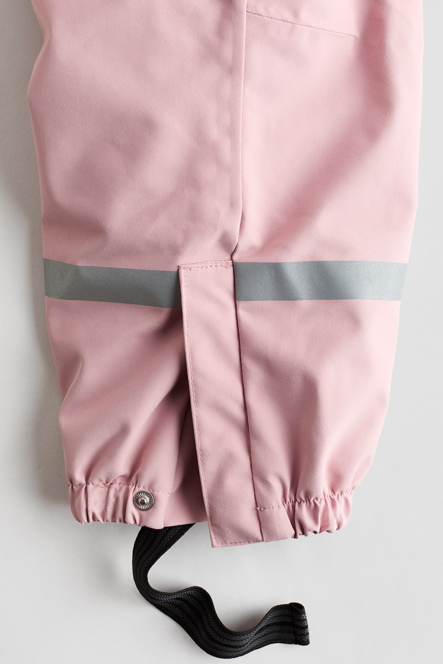 Детские брюки H&M Waterproof Room-to-Grow Shell, цвет: Светлый пыльный розовый — фото 8