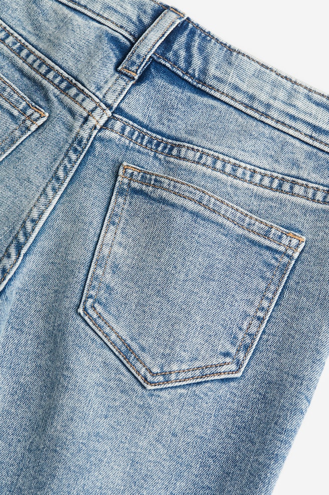 Straight Leg Low Jeans - Denim blue/Denim blue - 5