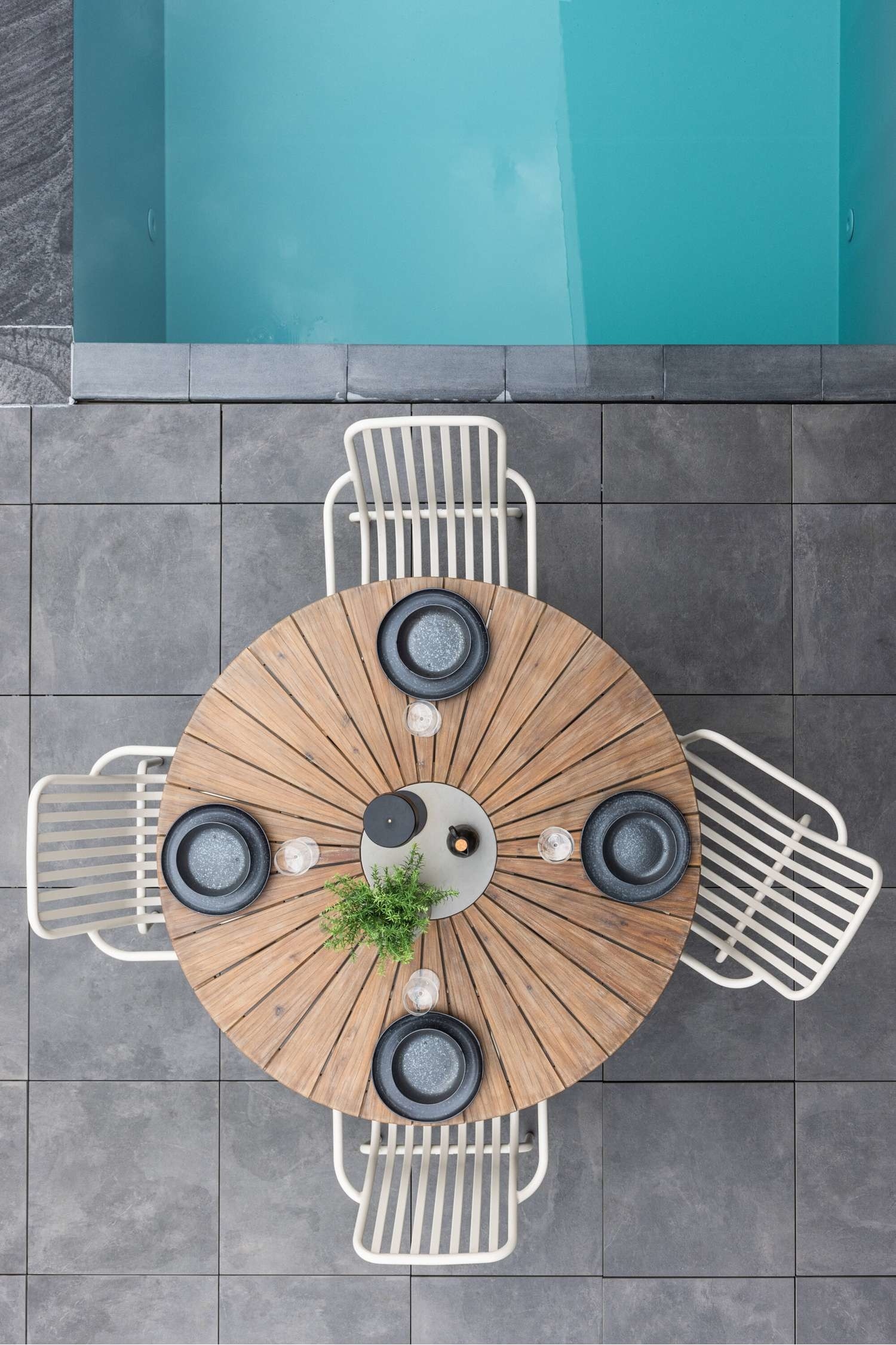 Rosario Tisch - Akazie, Braun