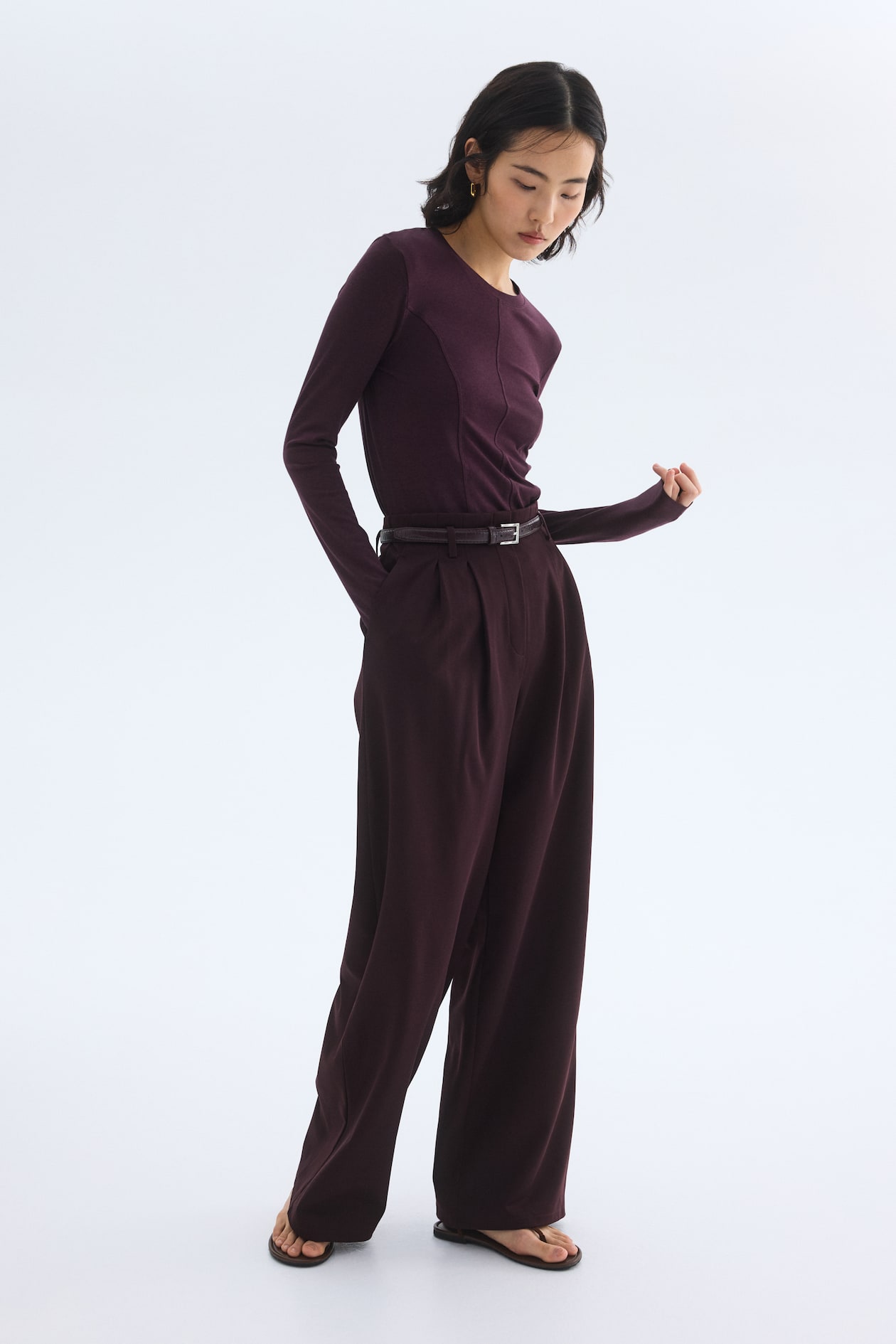 Long-Sleeved Jersey Top - image 4