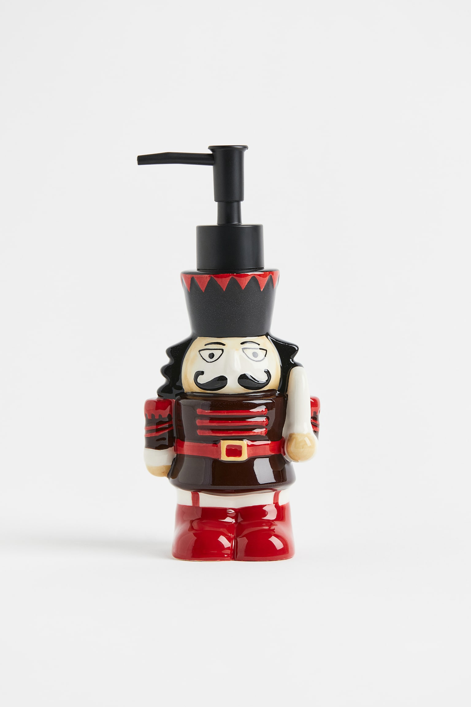 Nutcracker soap dispenser - Red/Nutcracker - 1