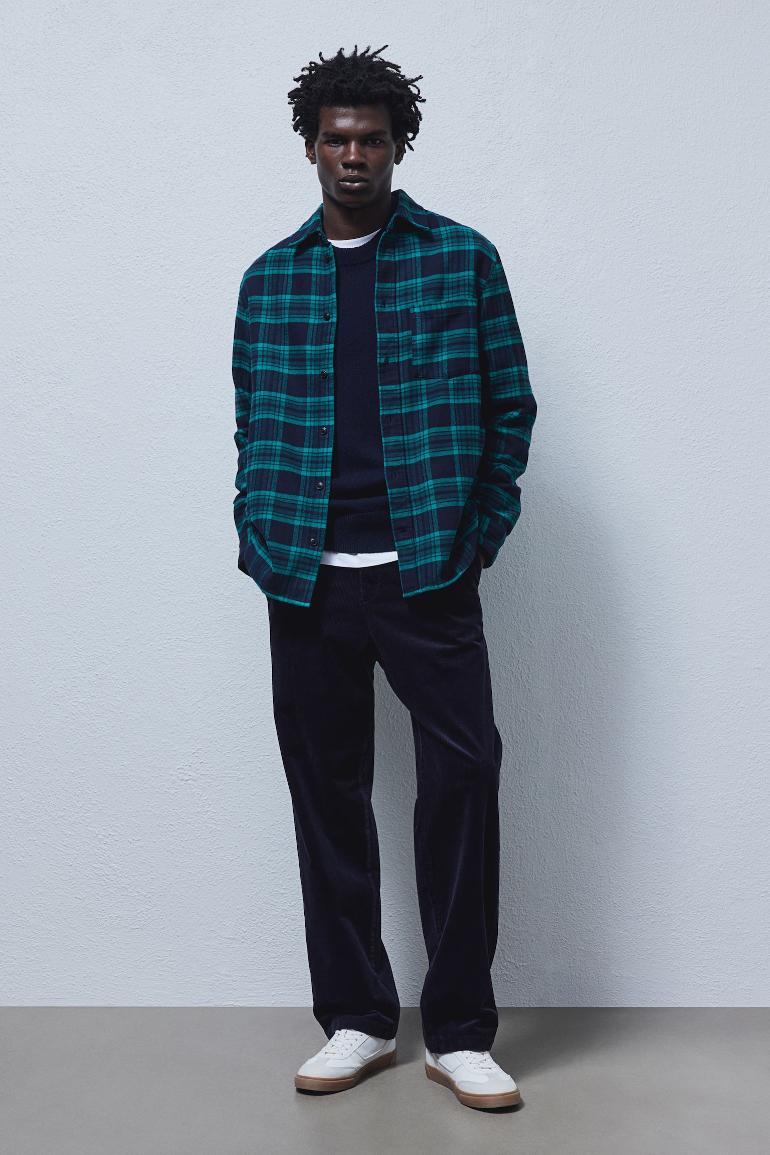 Regular Fit Flannel shirt - Dark blue/Checked/Beige/Checked/Red/Black checked - 5