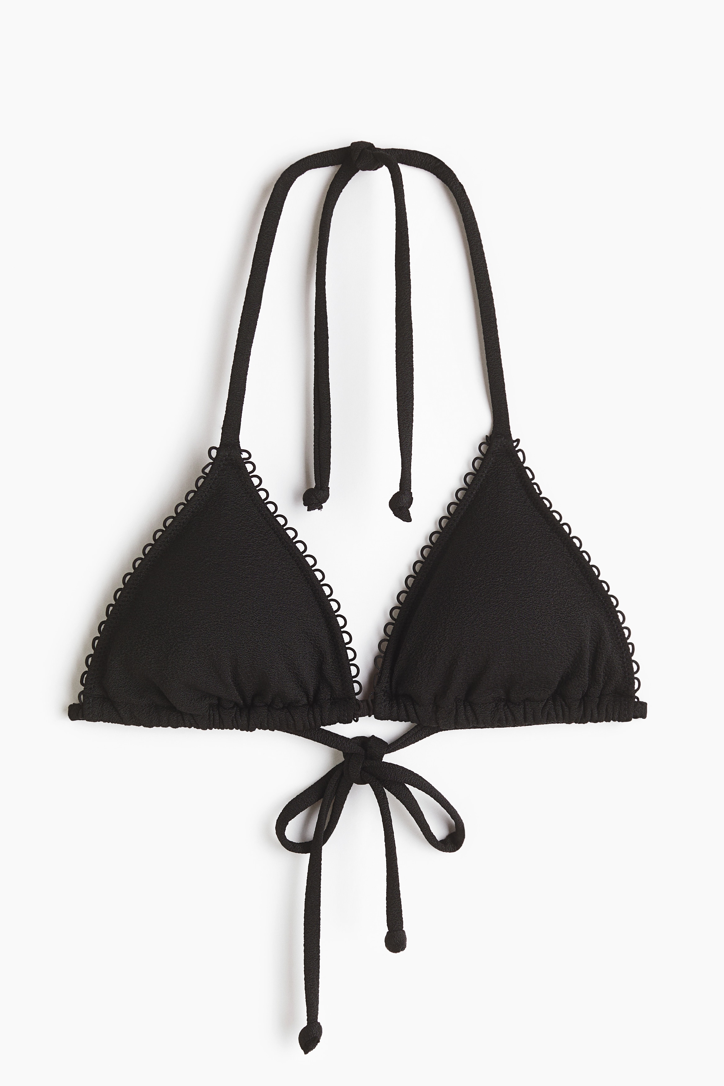 Top bikini a triangolo imbottito