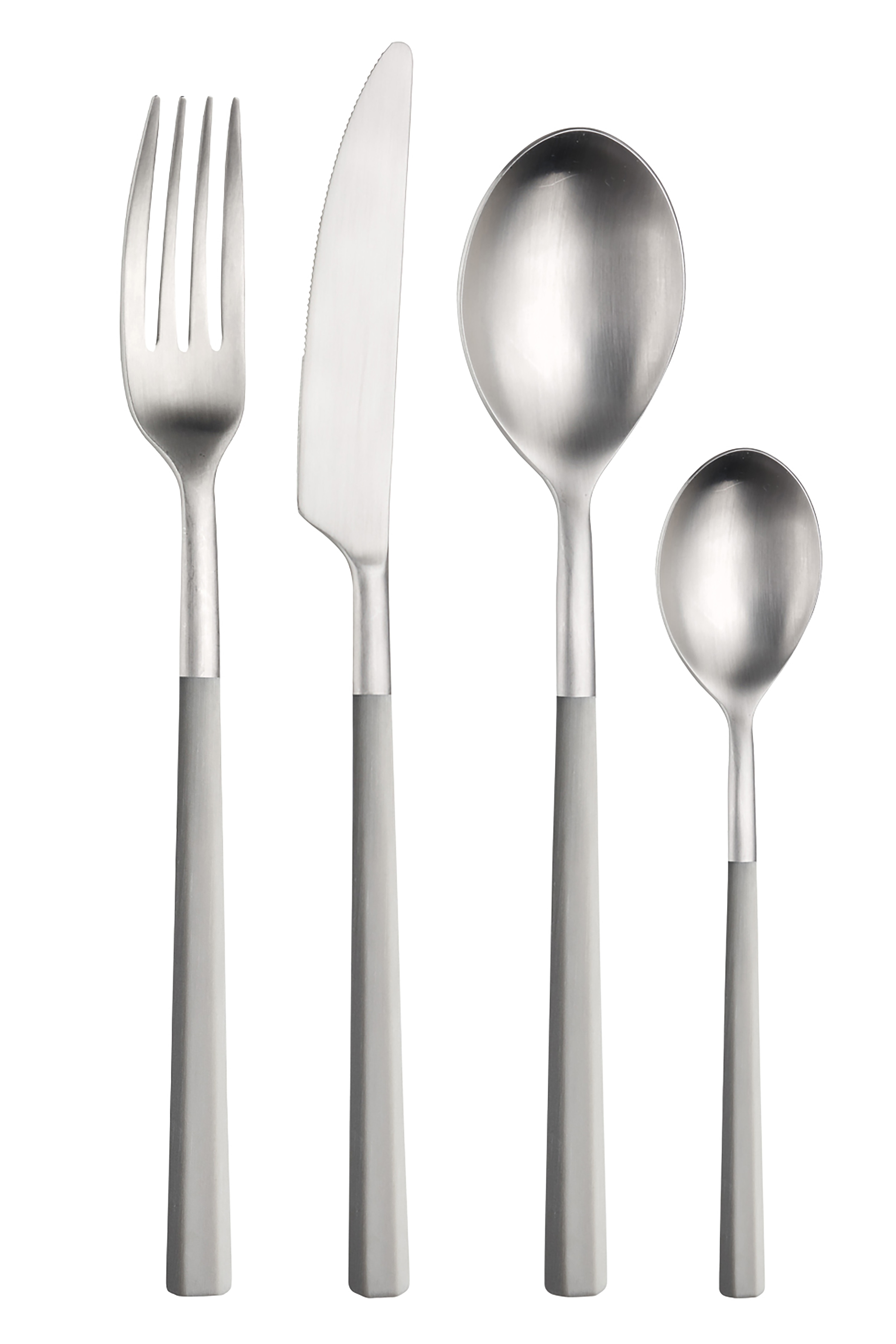 Pintinox - Hive Servizio 16 Pz - Manico Tortora & Acc. Satinato