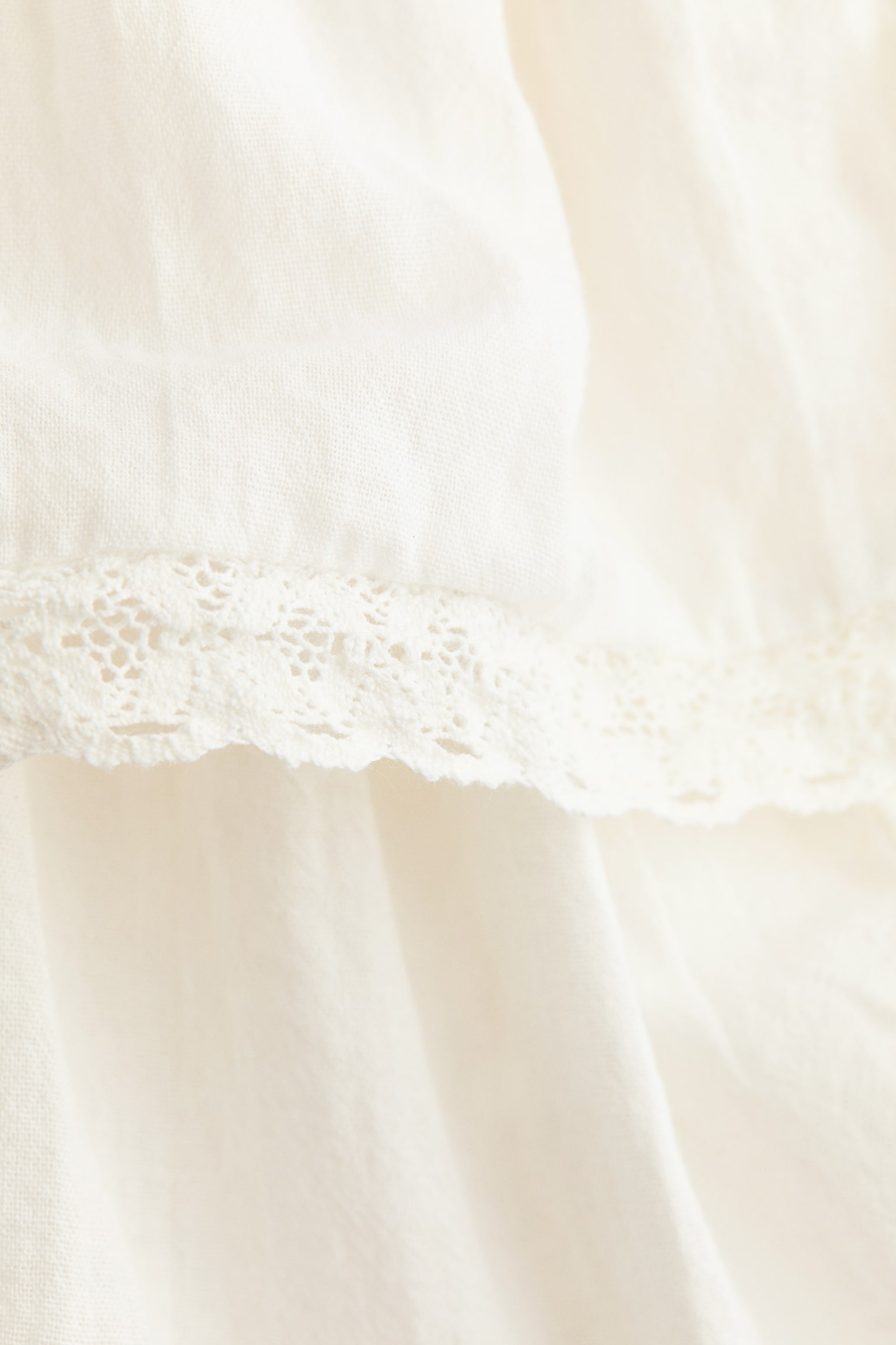 Женское платье H&M Smocked-Bodice Bandeau, цвет: Слоновая кость — фото 5