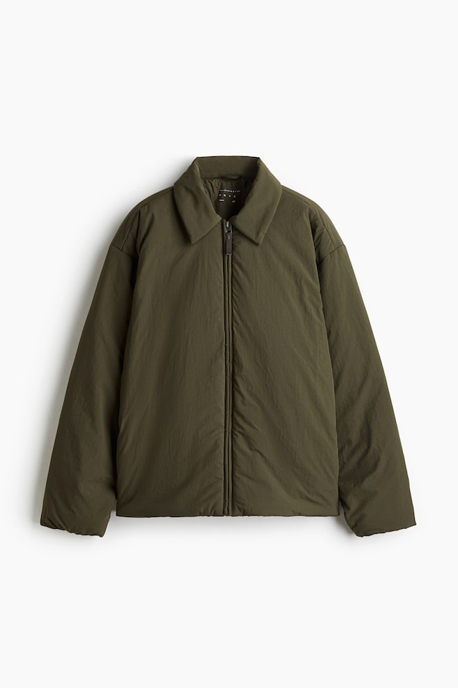 Insulated shacket with ThermoMove™ - Moss green - 1