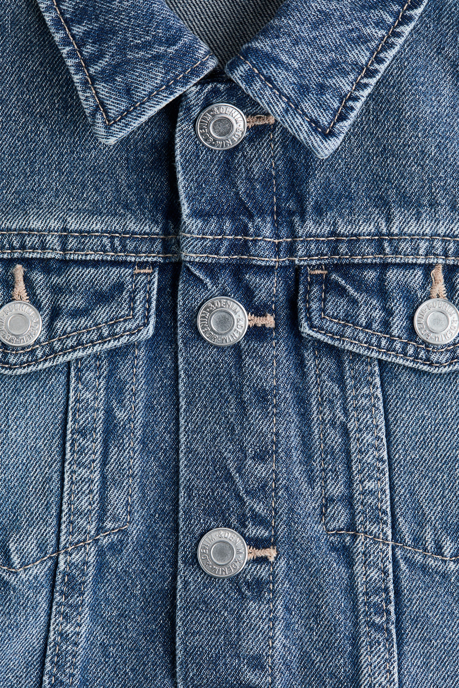 Giubbotto in denim - Blu denim/Crema/fiori/Rosa/Blu denim chiaro/Blu denim chiaro - 5