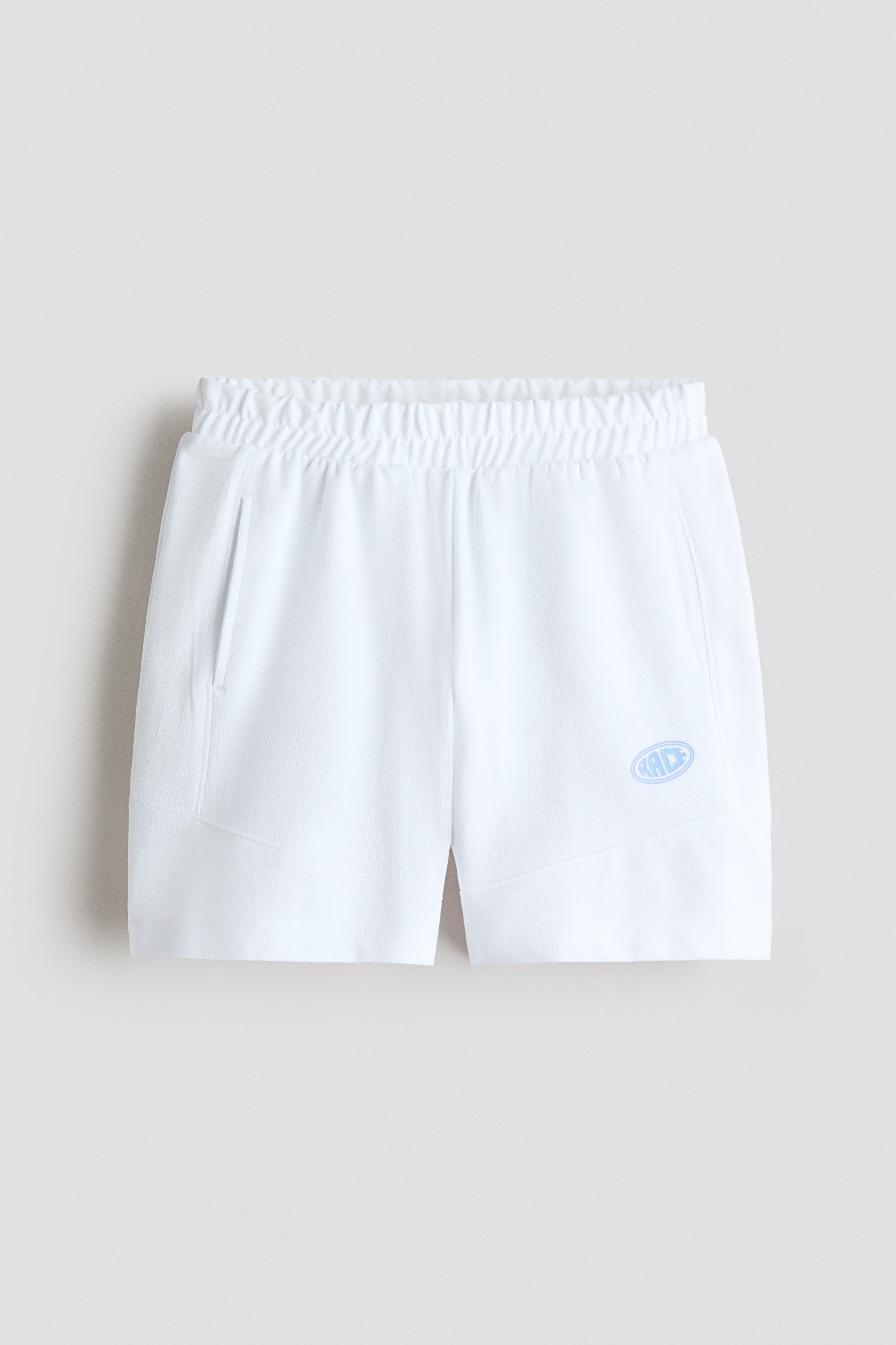 COOLMAX® Shorts - White/Navy blue