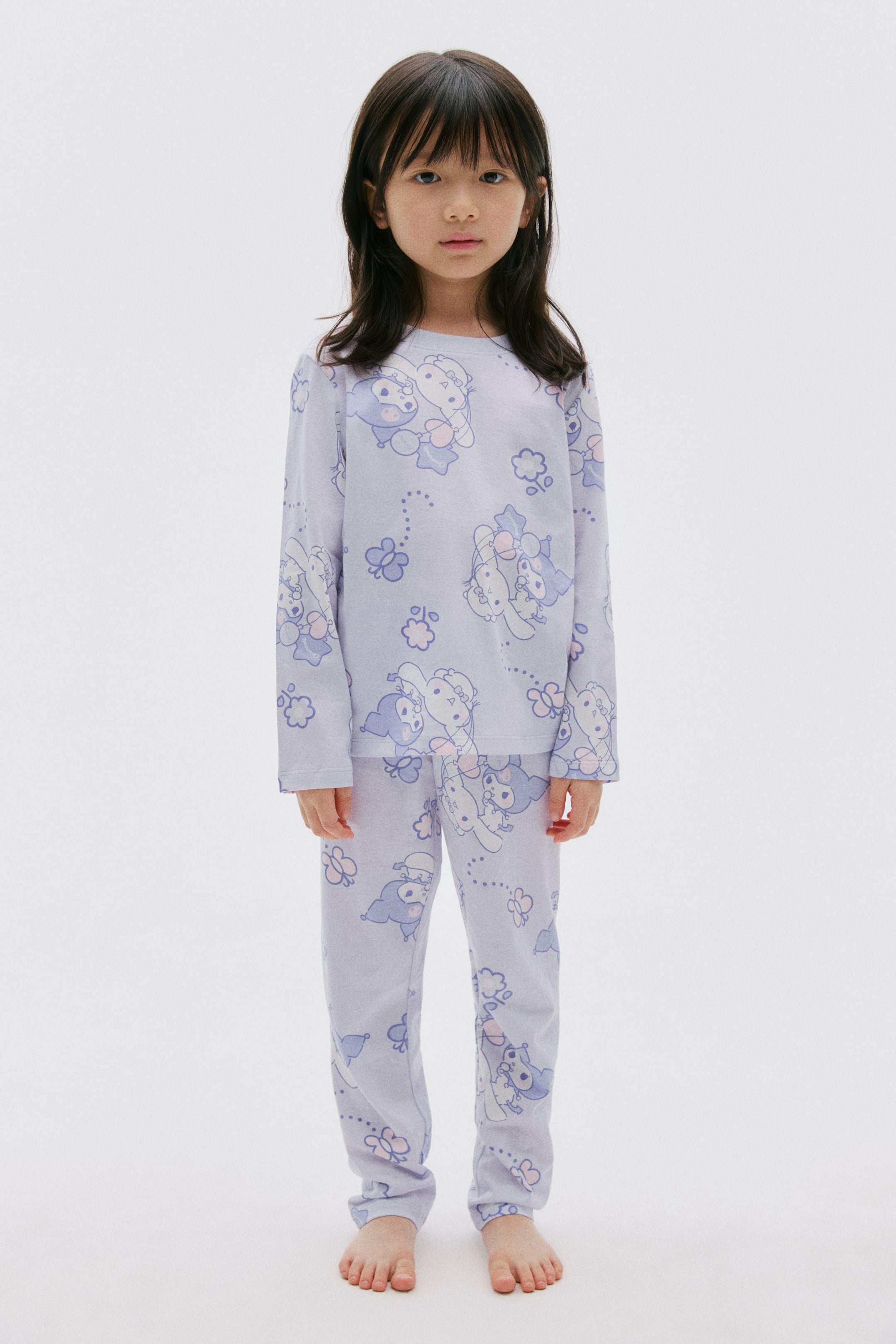 View larger image: Printed cotton pyjamas - Light purple/Kuromi - Kids | H&M HK 1