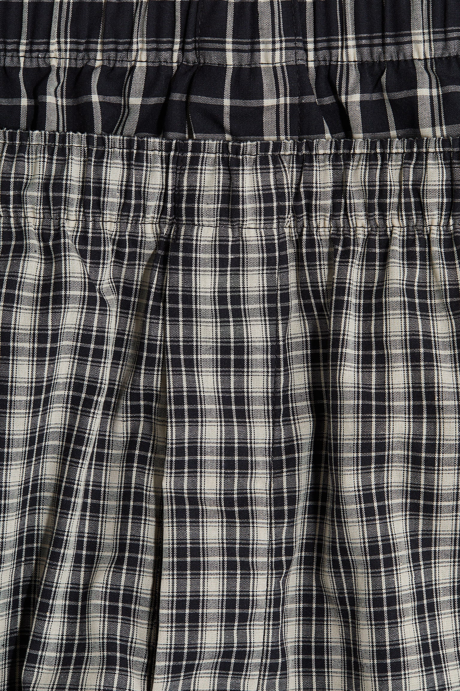 2-pack woven boxer shorts - Black/White checked/Red/Checked/Blue/Striped/Dark green/Checked/Brown/Checked - 4