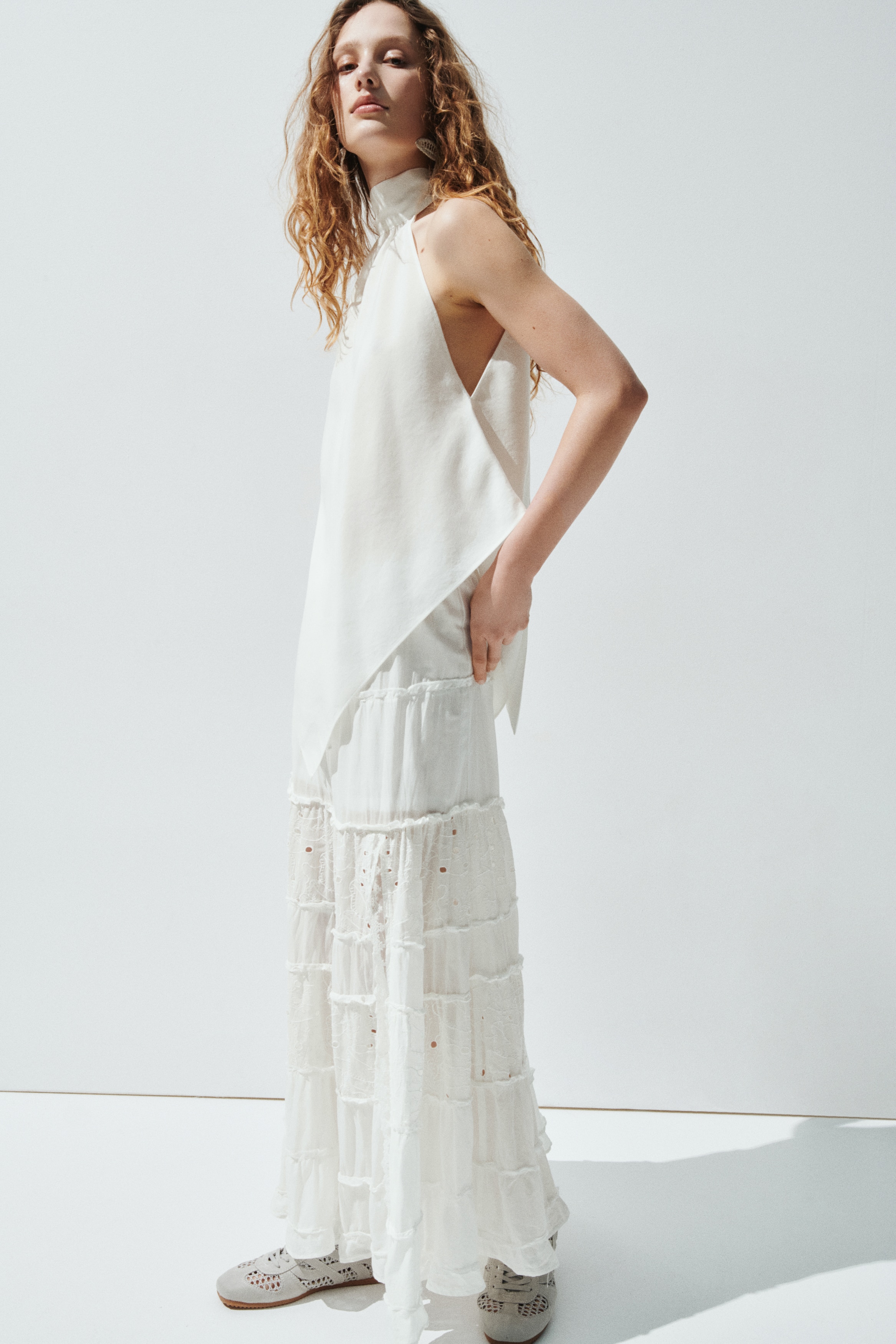 Maxi Skirt with Eyelet Embroidery from H&M - $49.99