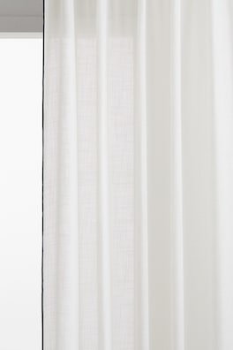2-pack slubvävd gardinlängd
