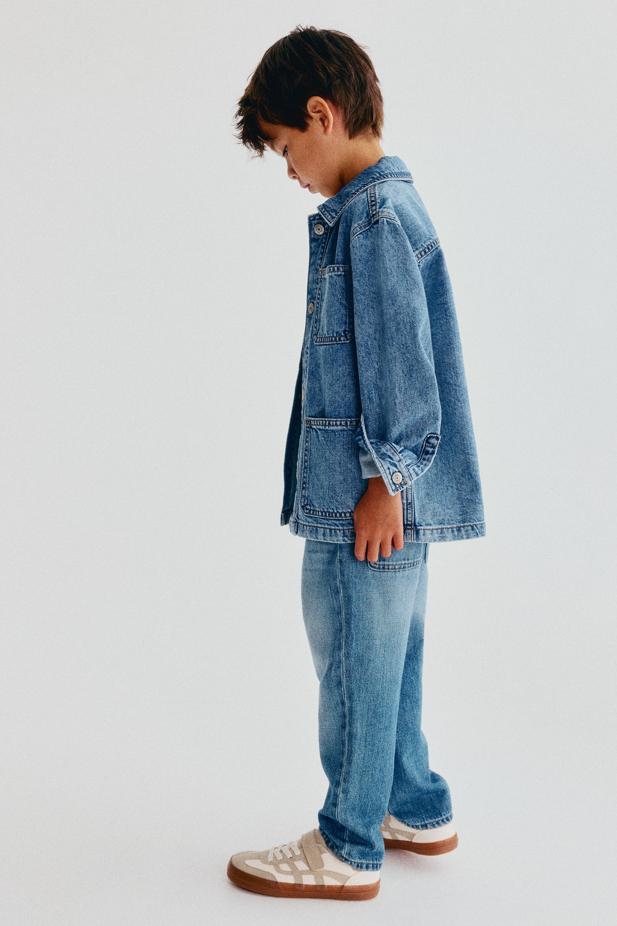 Cotton Denim Overshirt