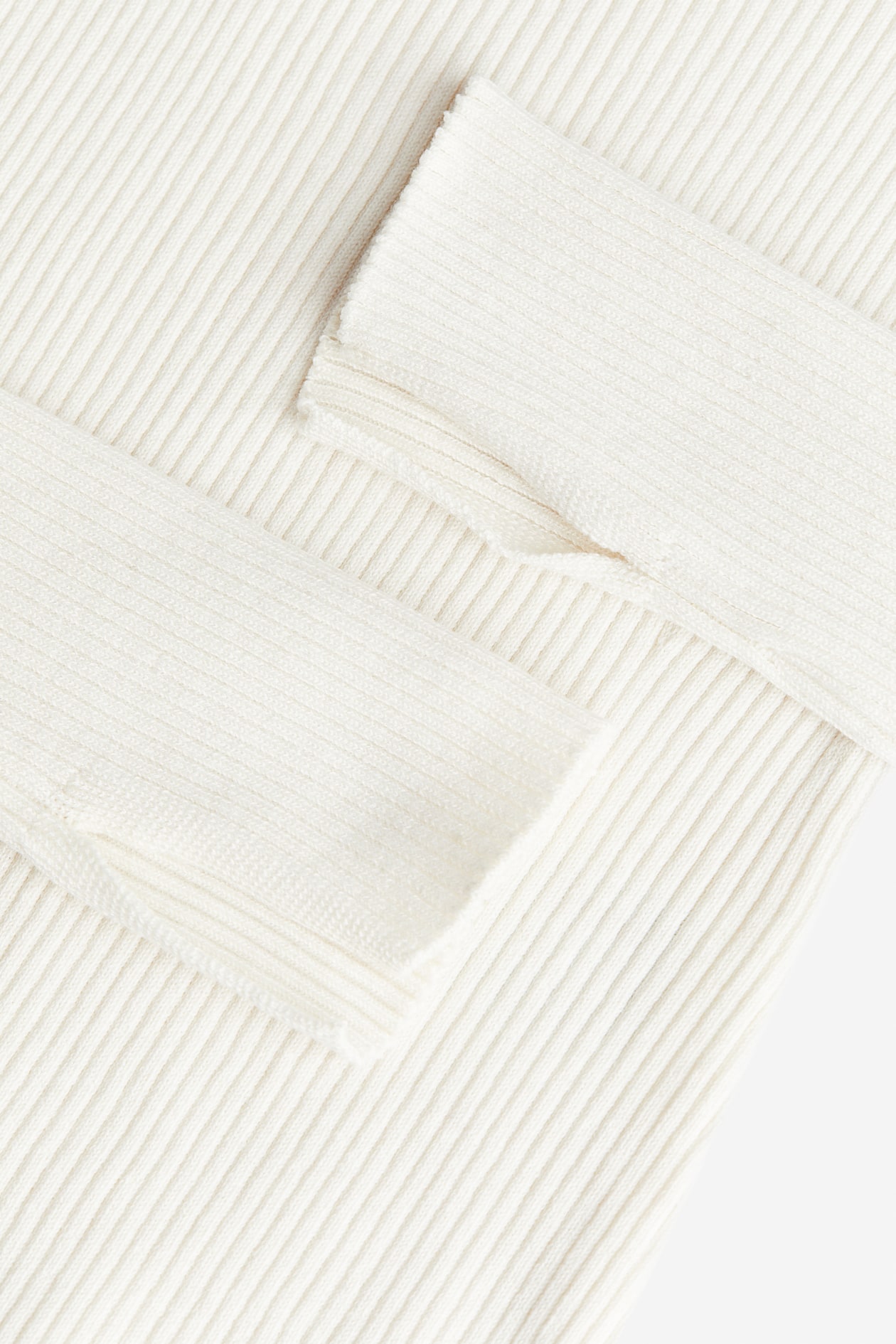Square-neck Rib-knit Top - image 2