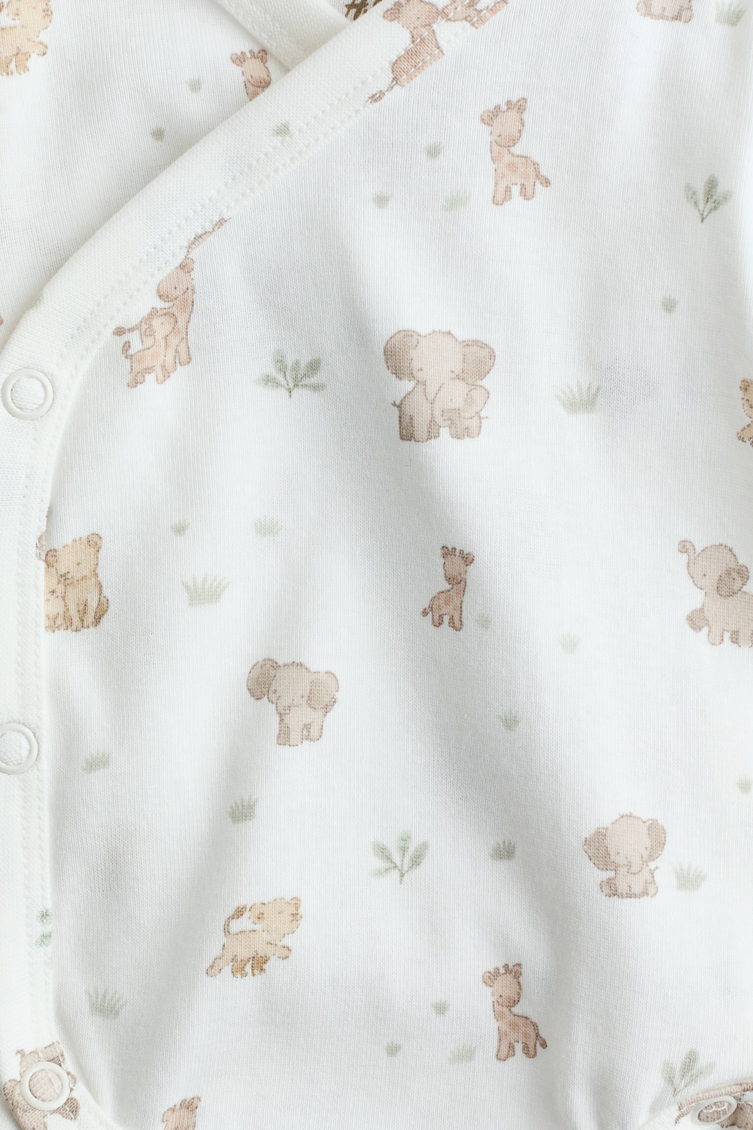 Body incrociati 3 pezzi - Grigio chiaro mélange/animali/Beige chiaro/animali/Rosa polvere chiaro/fiori/Turchese chiaro/righe/Bianco/fiori - 4