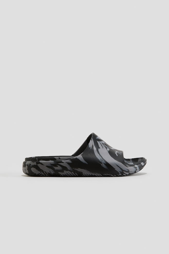 Pool Slide Shoes - Black/gray - 1