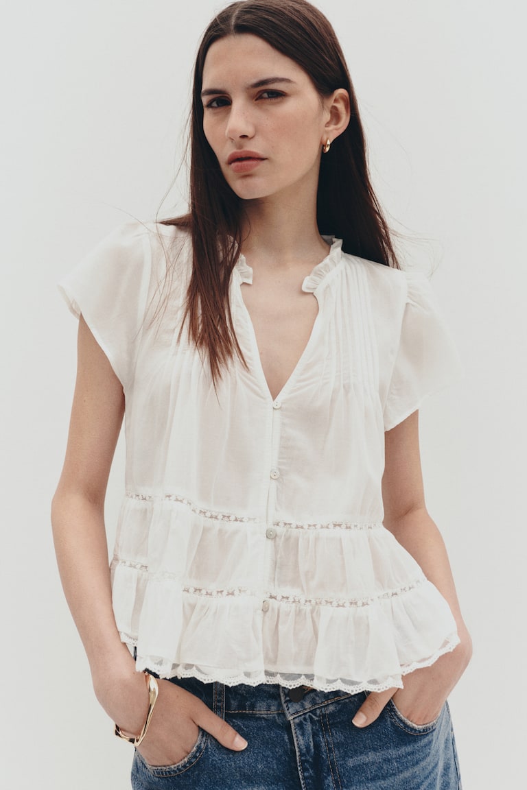 Bluza s puf rukavima
