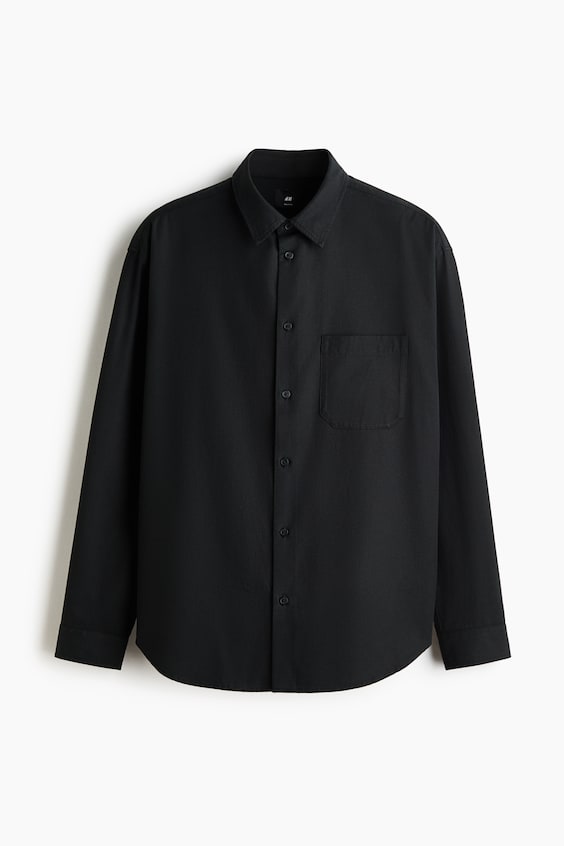 Мужские рубашки H&M Relaxed-Fit Shirt