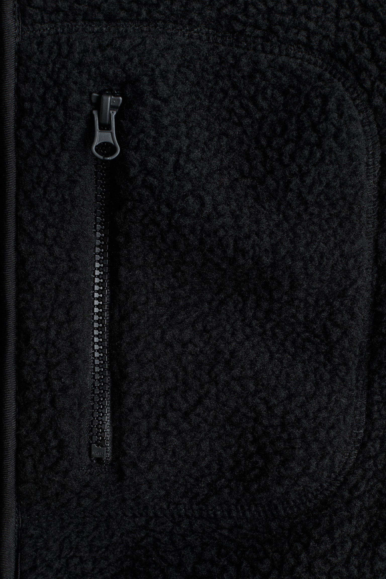 Детский жилет H&M Teddy Fleece Vest, цвет: Чёрный — фото 5