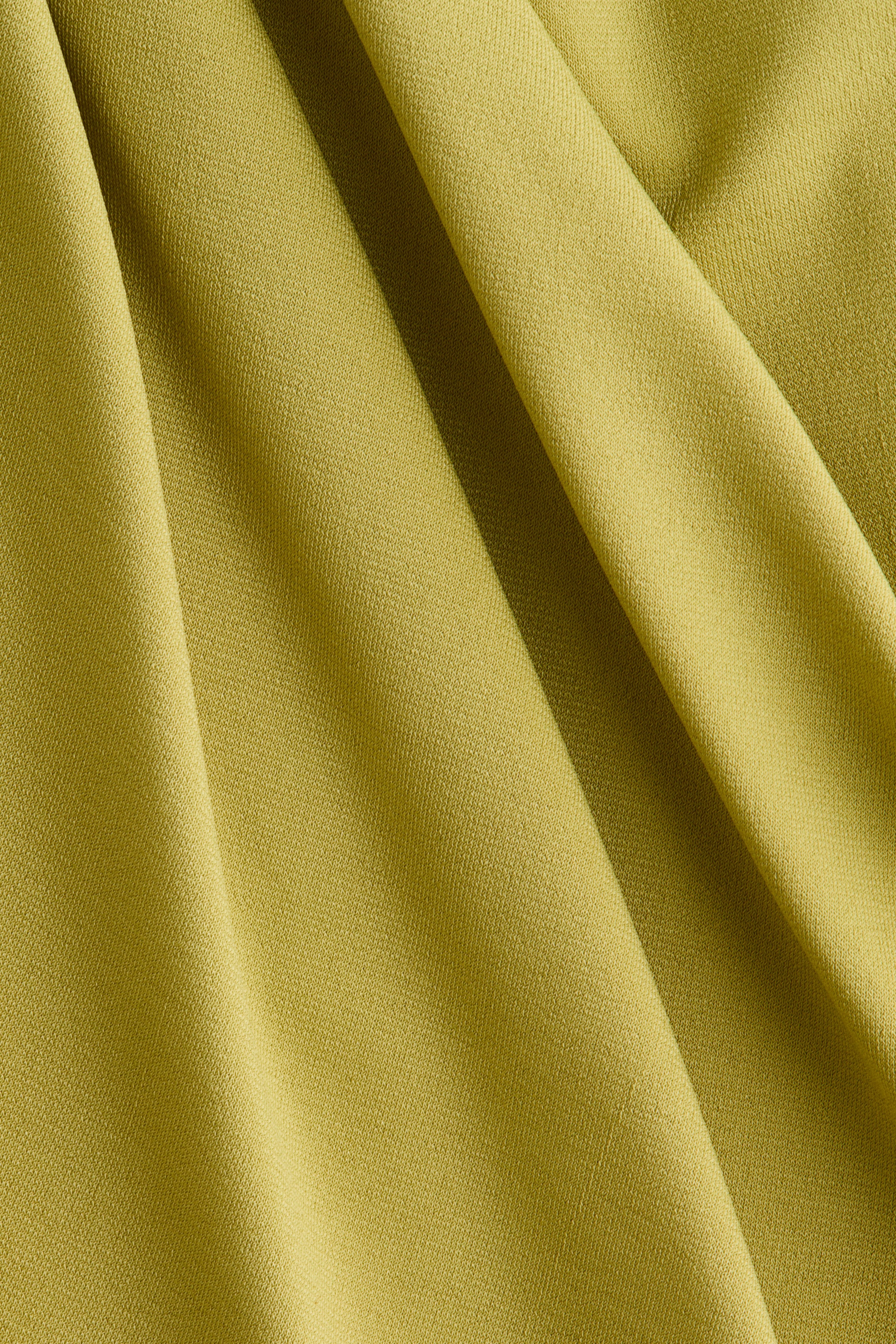 Draped Open-Shoulder Dress