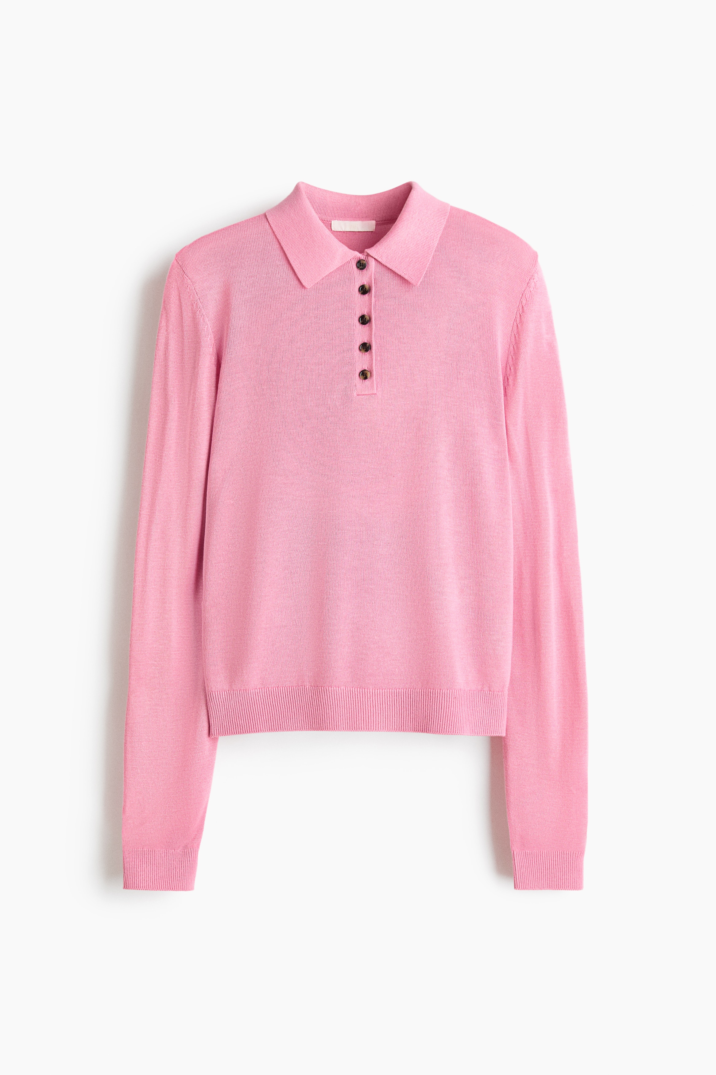 Fine Knit Polo Shirt