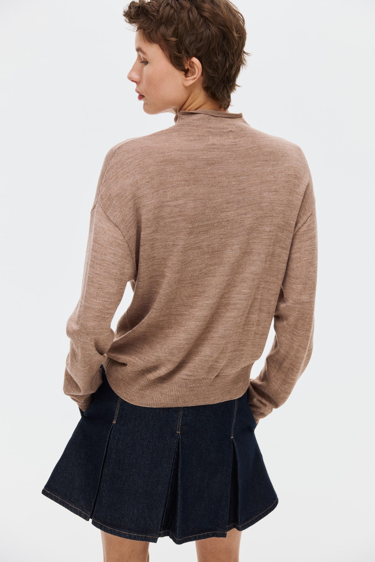 Mock Turtleneck Cardigan - image 4