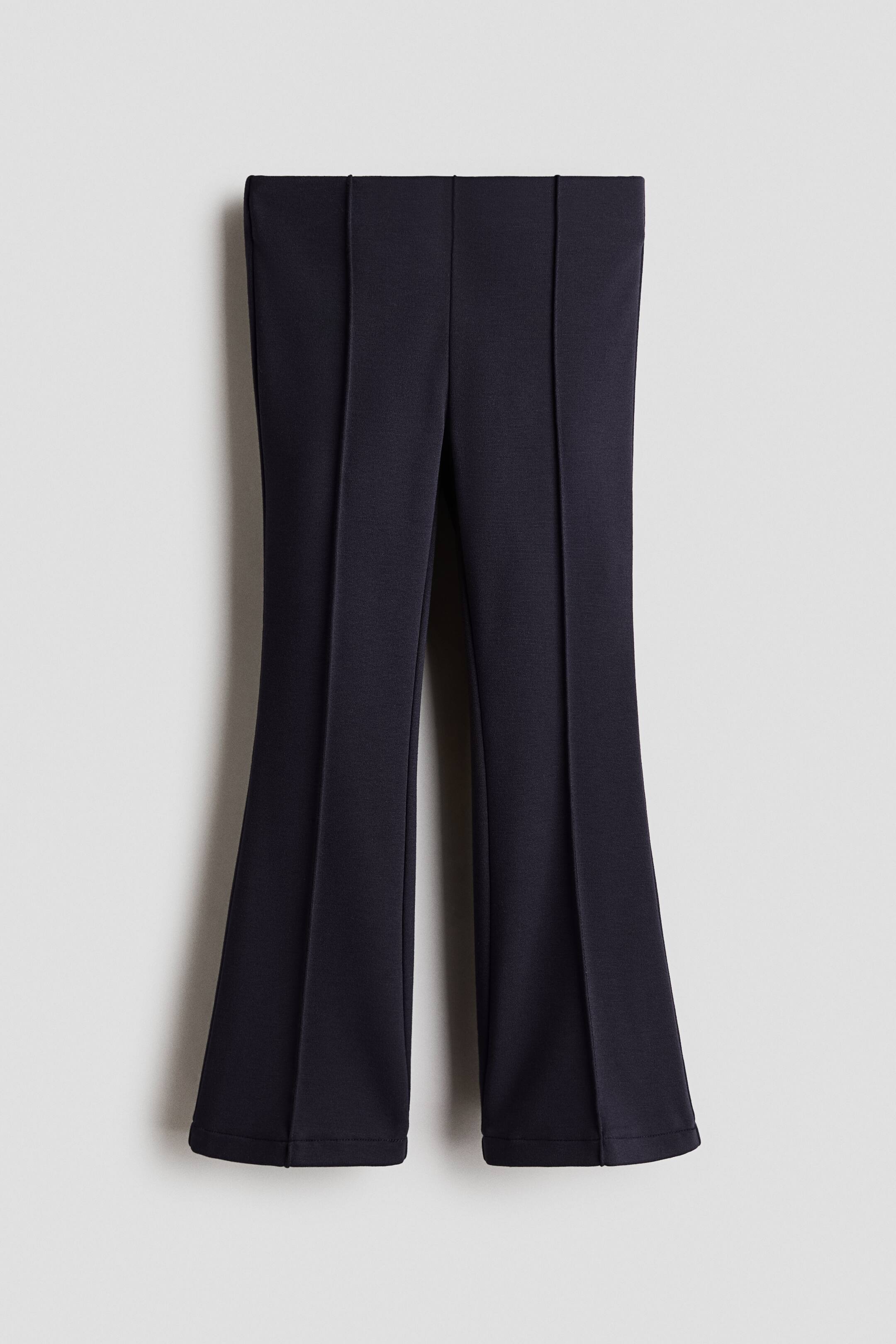 View larger image: Flared Ponte di Roma leggings - Navy blue - Kids | H&M 1