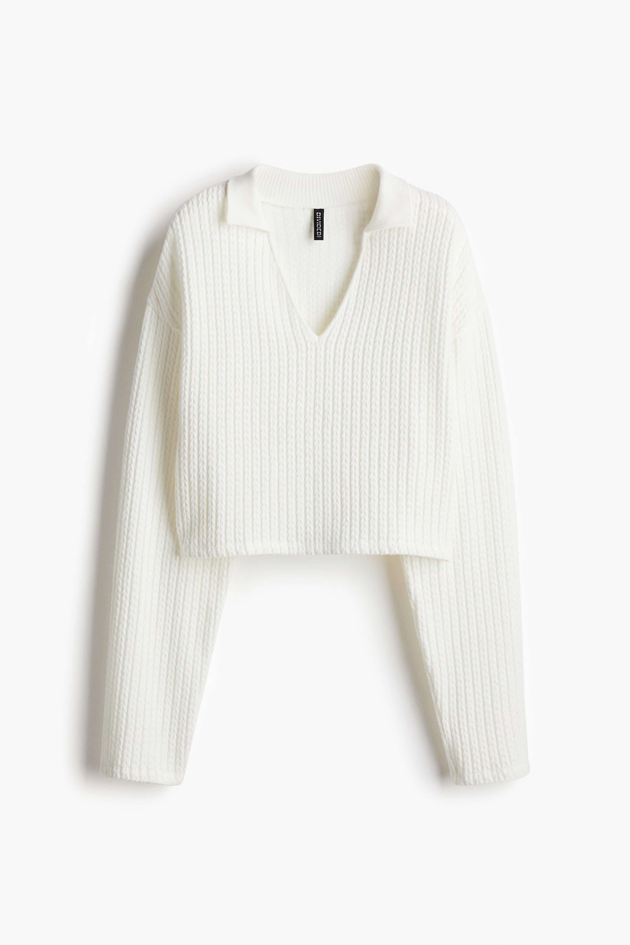 Oversized Cable-Knit-Look Sweater