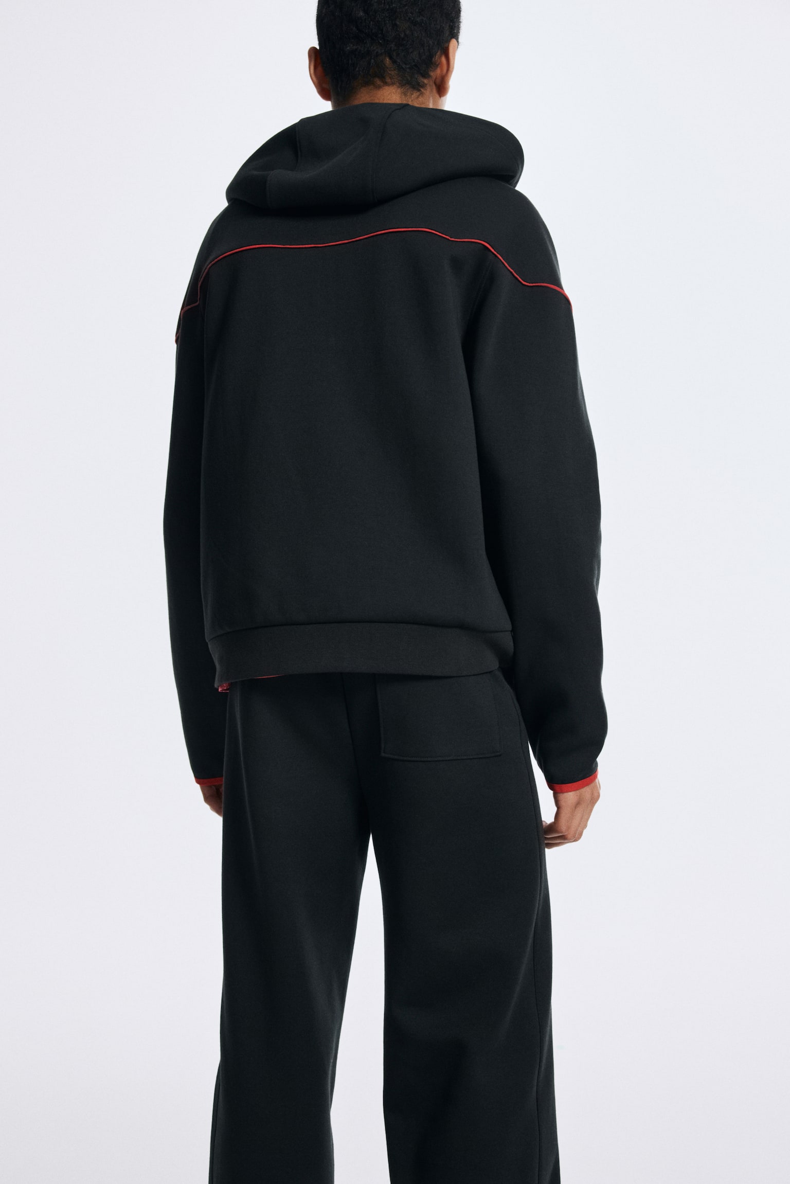 Sudadera deportiva de zíper con DryMove™ - Negro/Azul cerceta/Gris tenue - 6