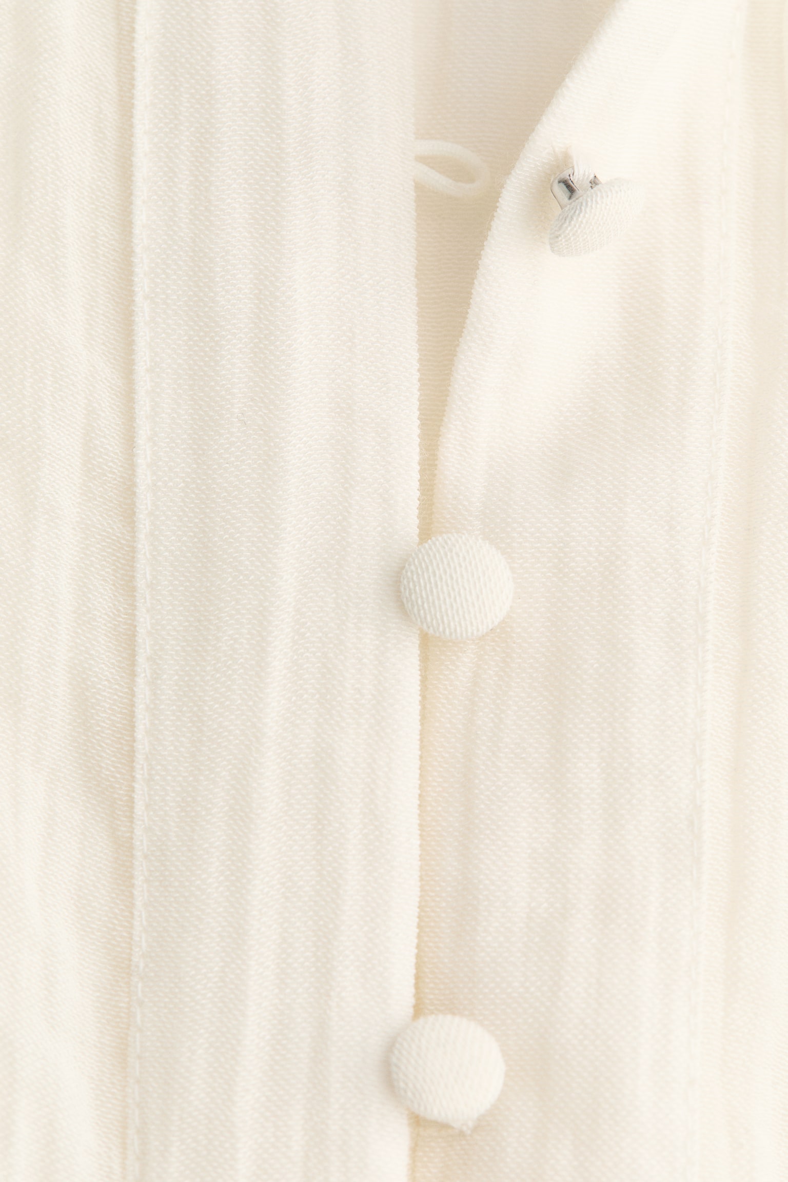 Женская блузка H&M Balloon-Sleeved Blouse, цвет: Кремовый — фото 5