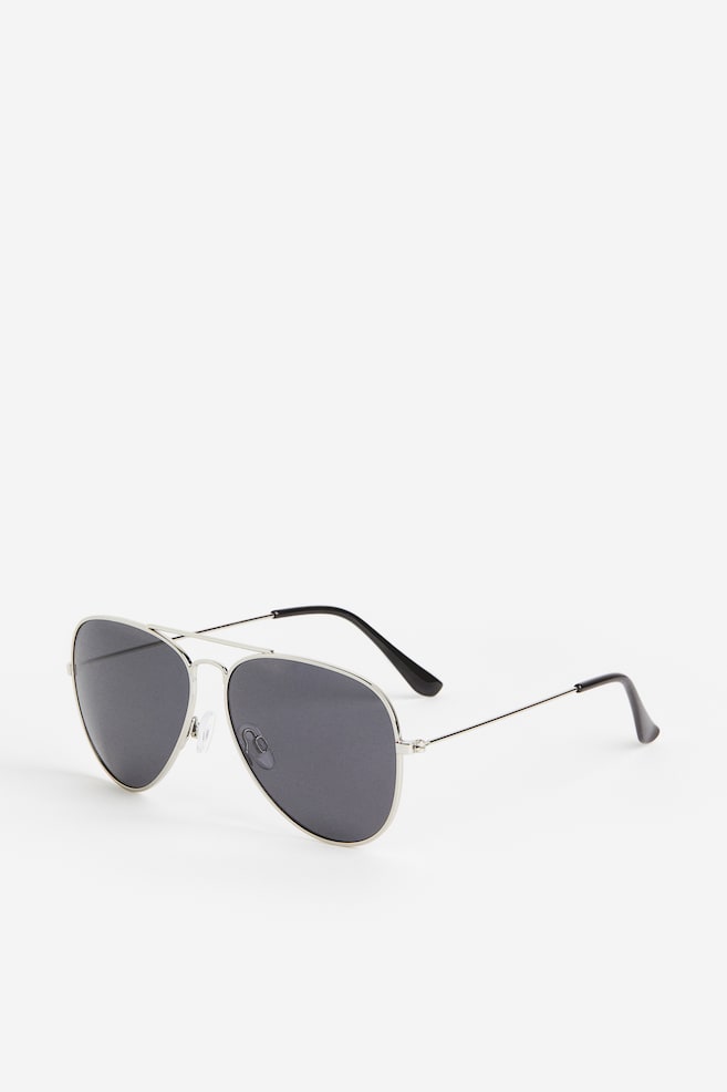Polarisierende Sonnenbrille - Silberfarben - 1