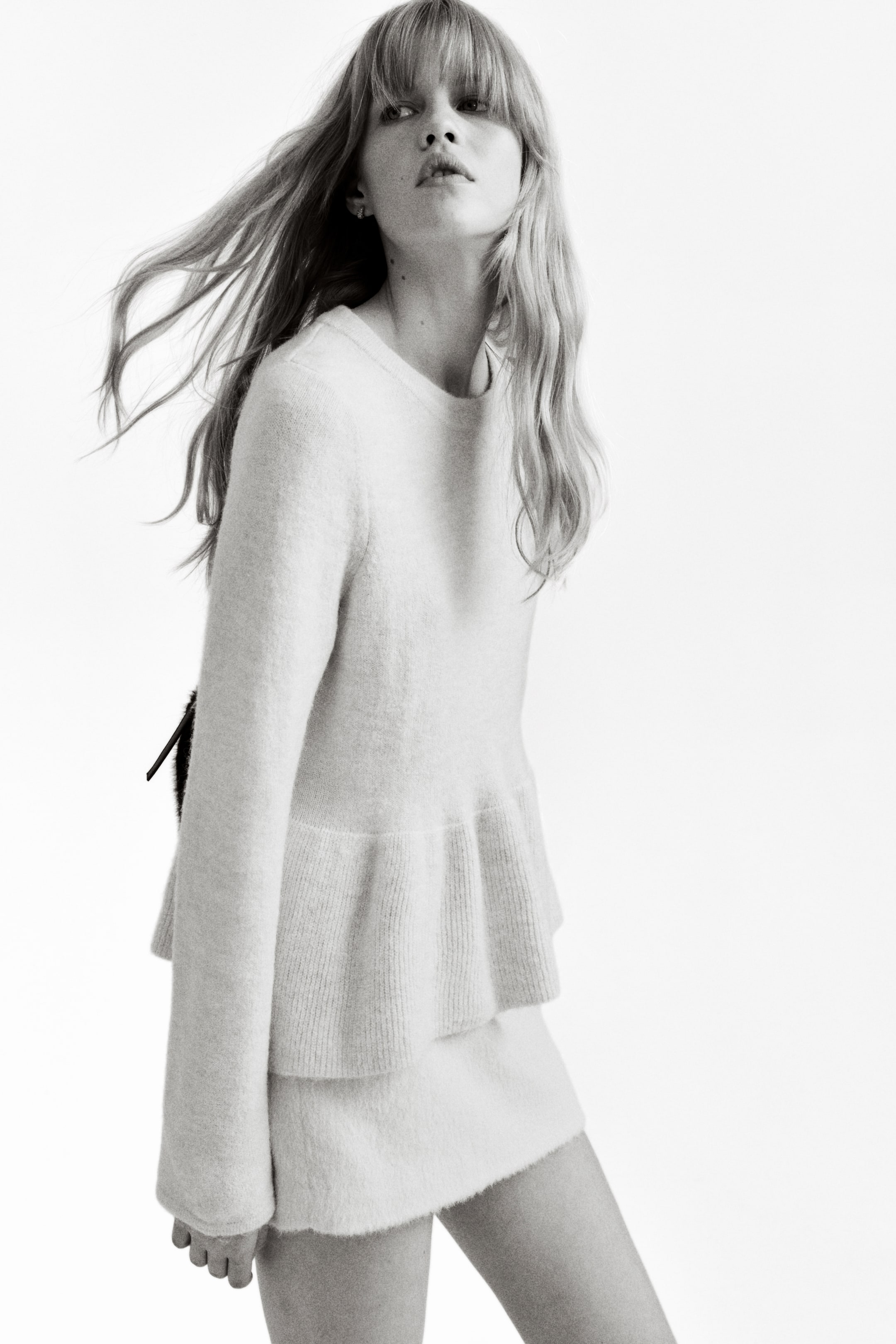 View larger image: Peplum jumper - Light beige - Ladies | H&M CA 2