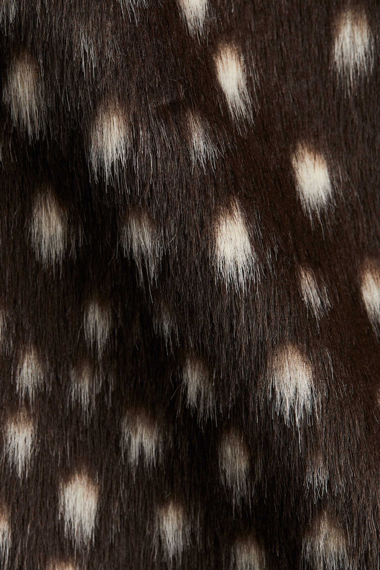Fuzzy jacket - Dark brown/Spotted/Brown/Leopard print - 3