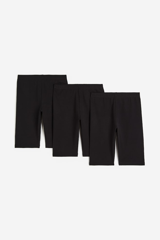 3-pack cycling shorts - Black