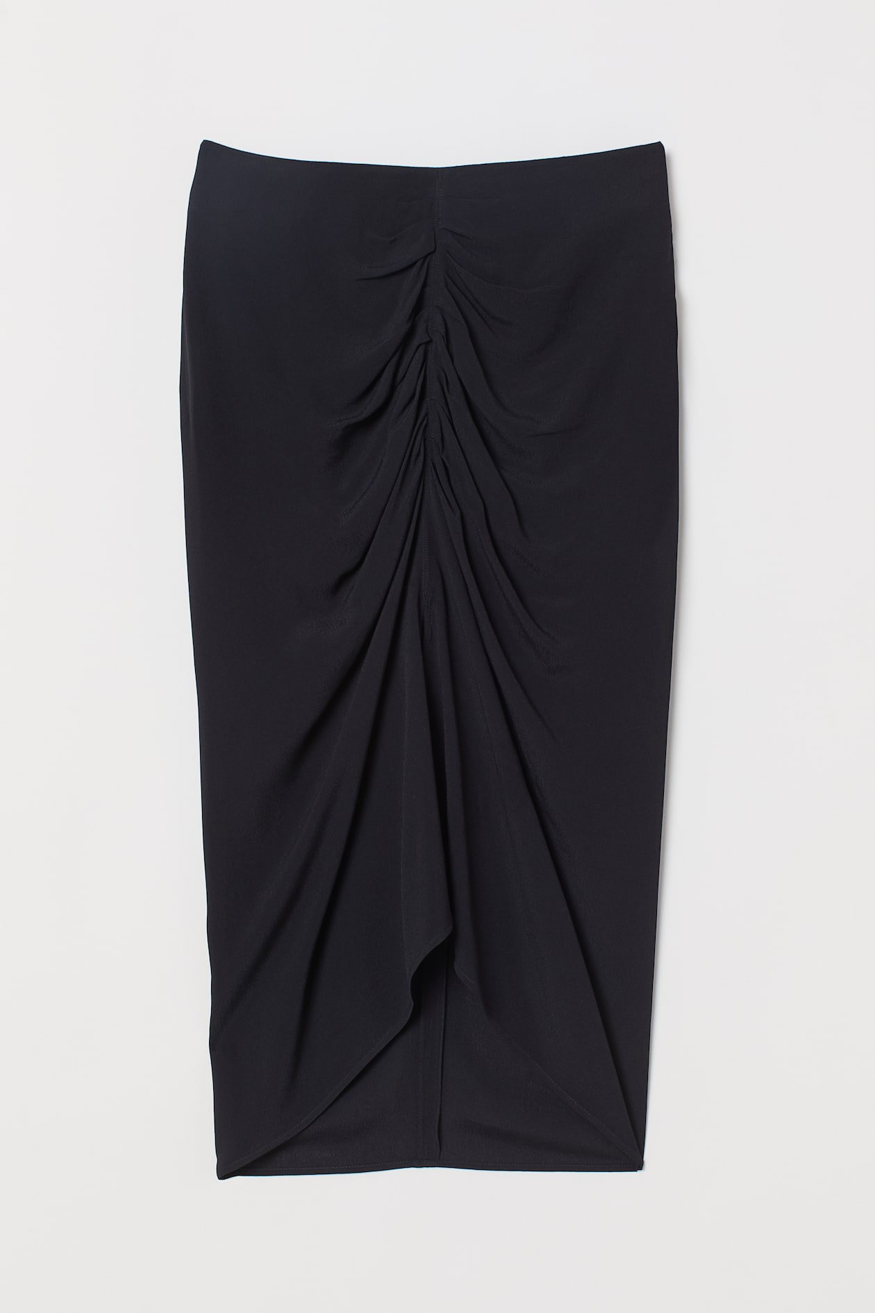 Jupe drap?�e - Noir - FEMME | H&M FR