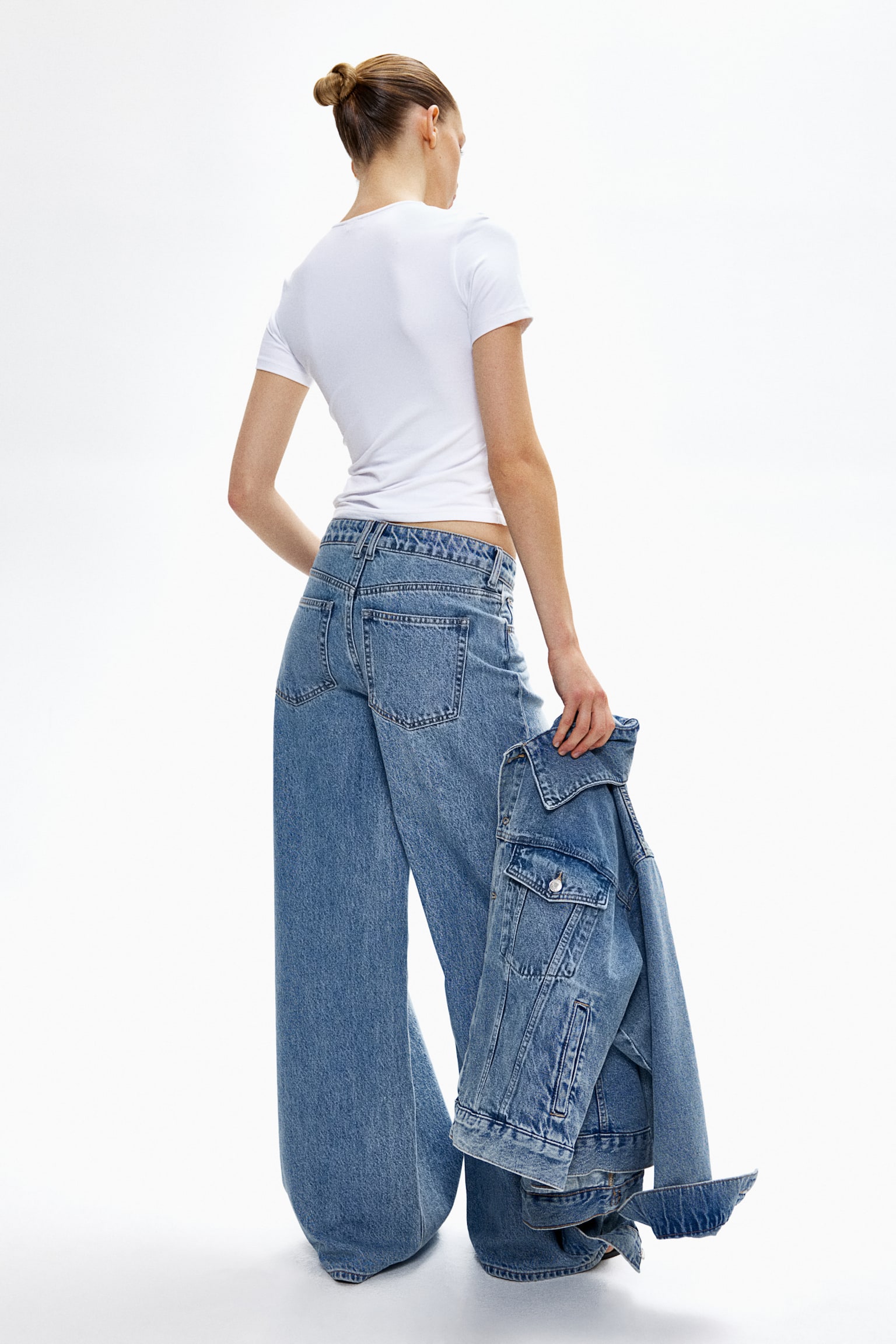 Wide jeans - Light denim blue/Denim blue/Light denim grey/Denim blue/Dark denim blue/Black - 7